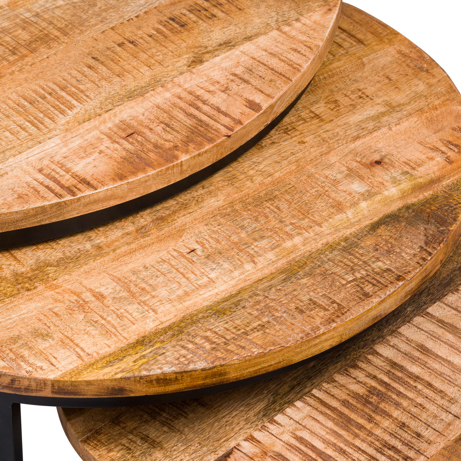 Set Of Three Industrial Tables - Image 2