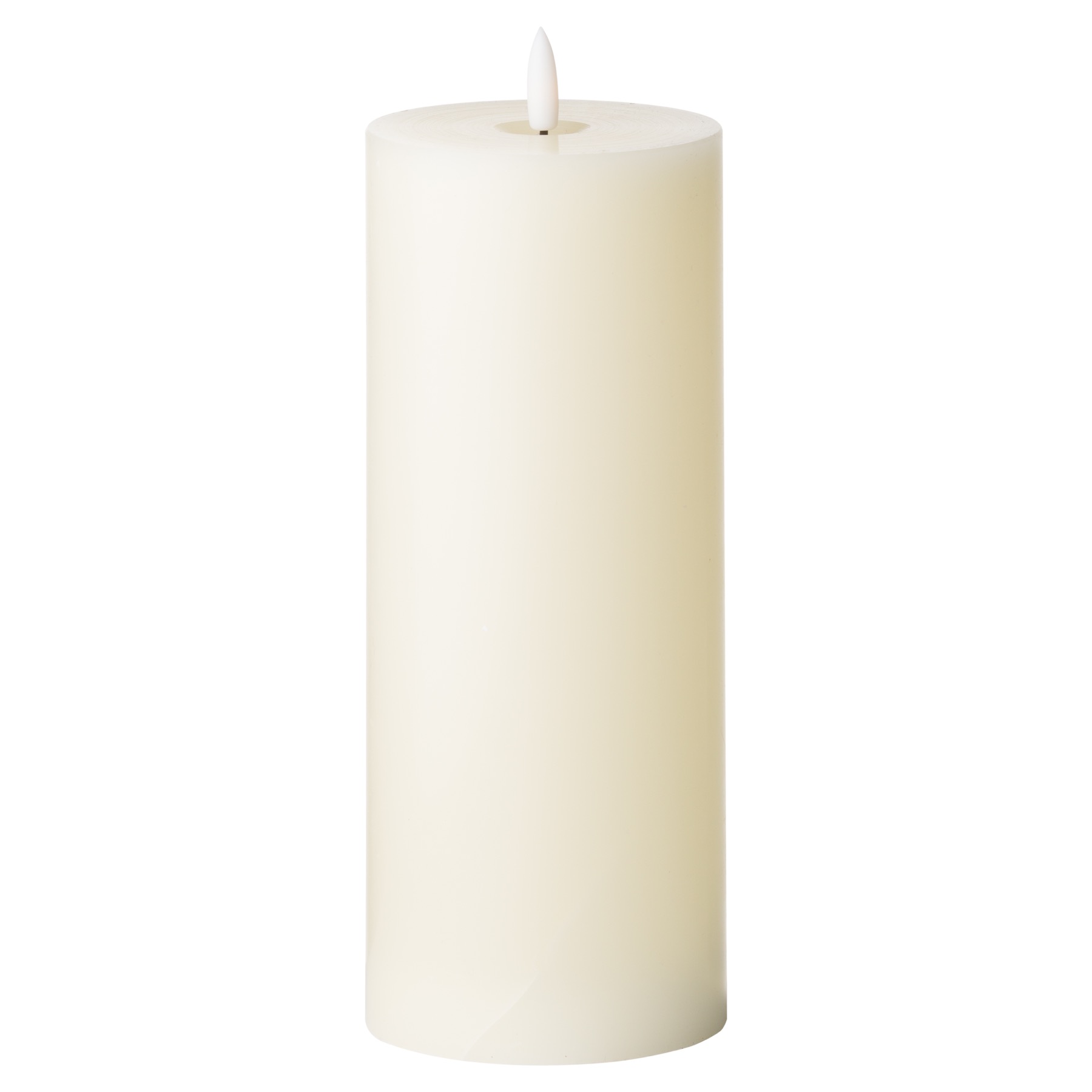 Luxe Collection Natural Glow 3.5 x 9 LED Cream Candle - Image 1