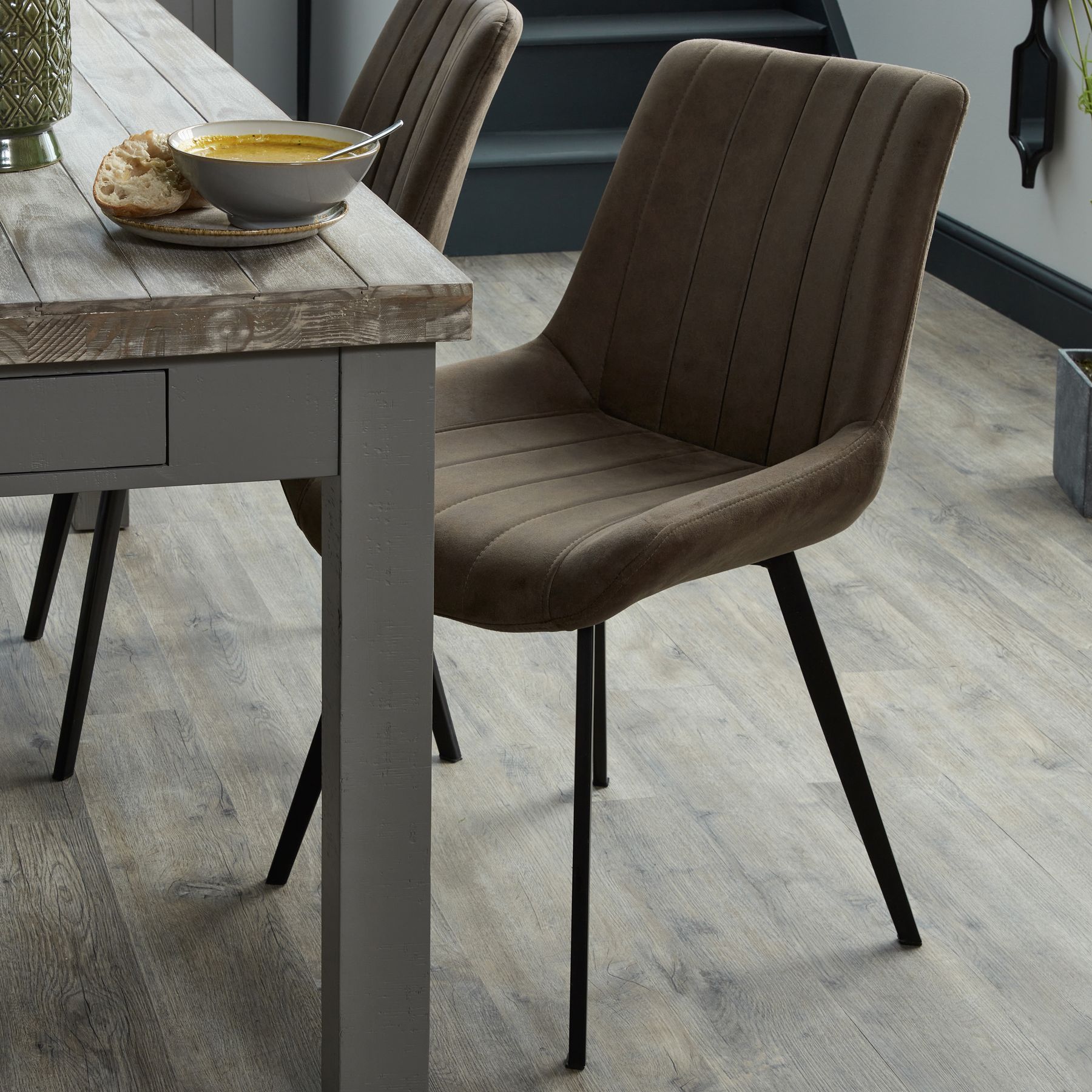 Malmo Grey Dining Chair - Image 4