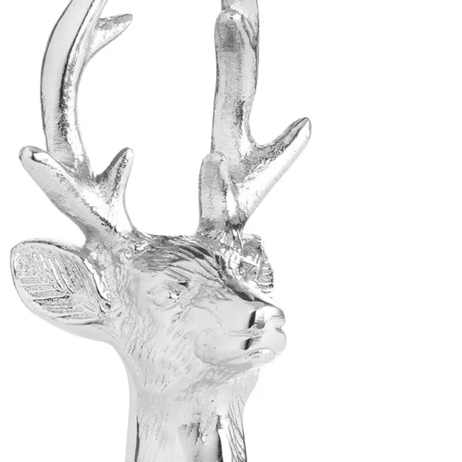 Silver Nickel Reindeer Bottle Stopper - Image 2