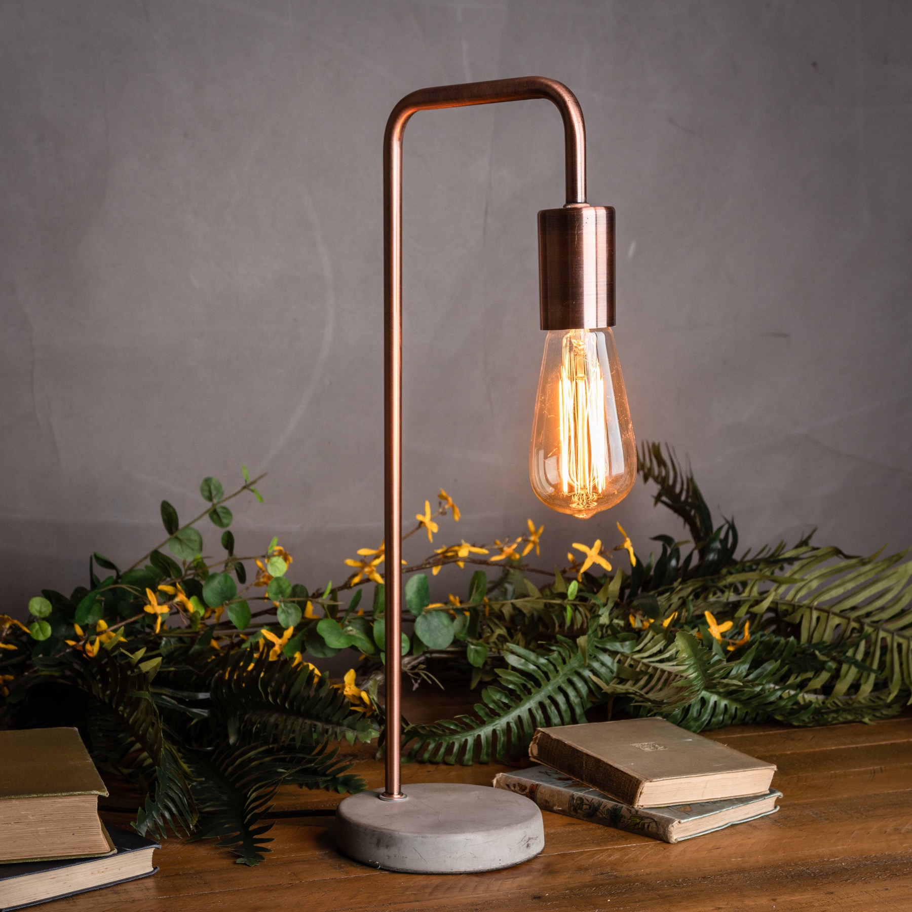 Marble And Brass Industrial Desk Lamp - Image 4