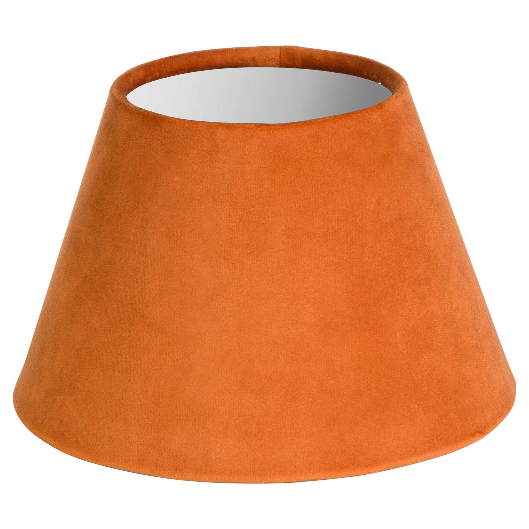Small Orange Velvet Lampshade Wholesale by Hill Interiors