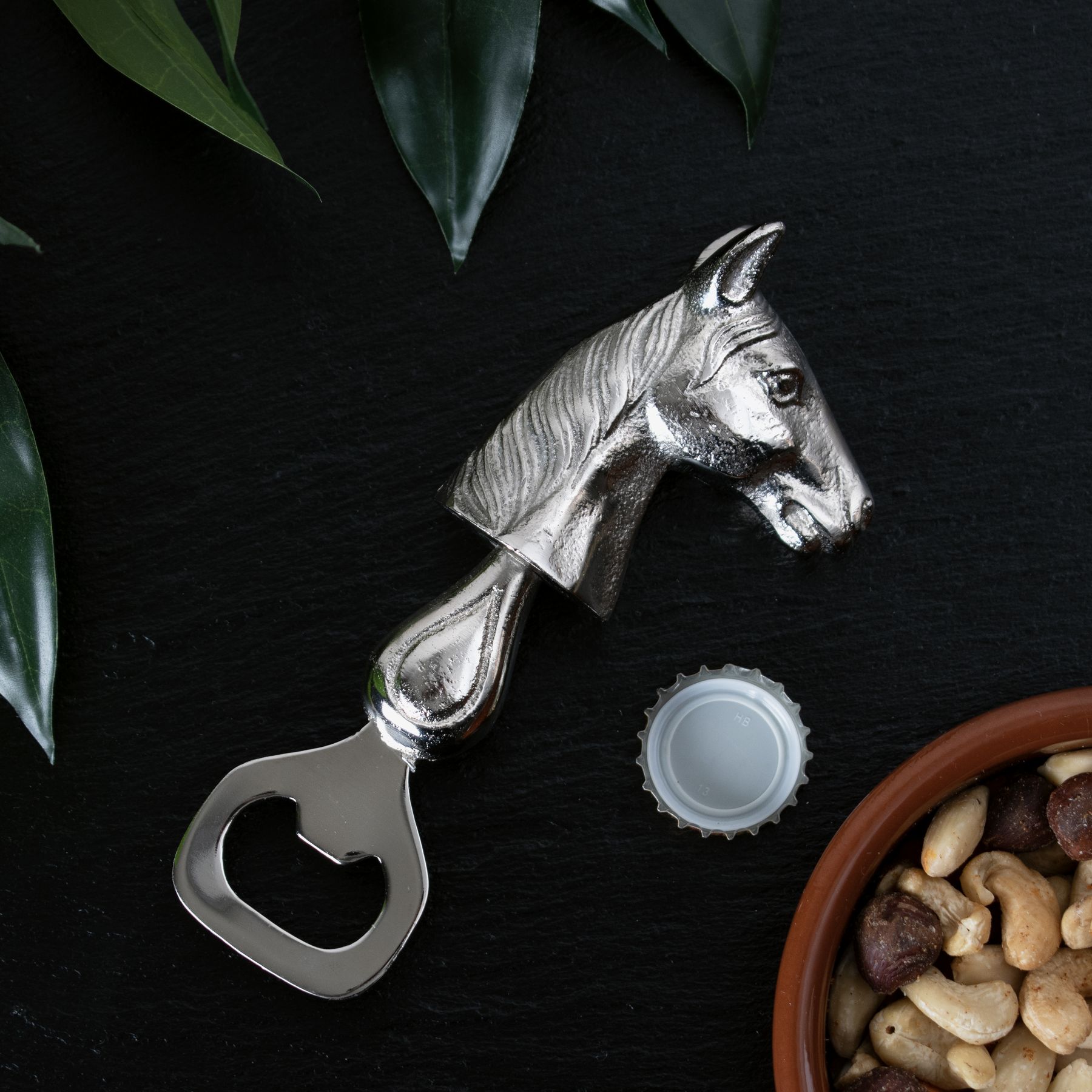 Silver Nickel Horse Bottle Opener - Image 3
