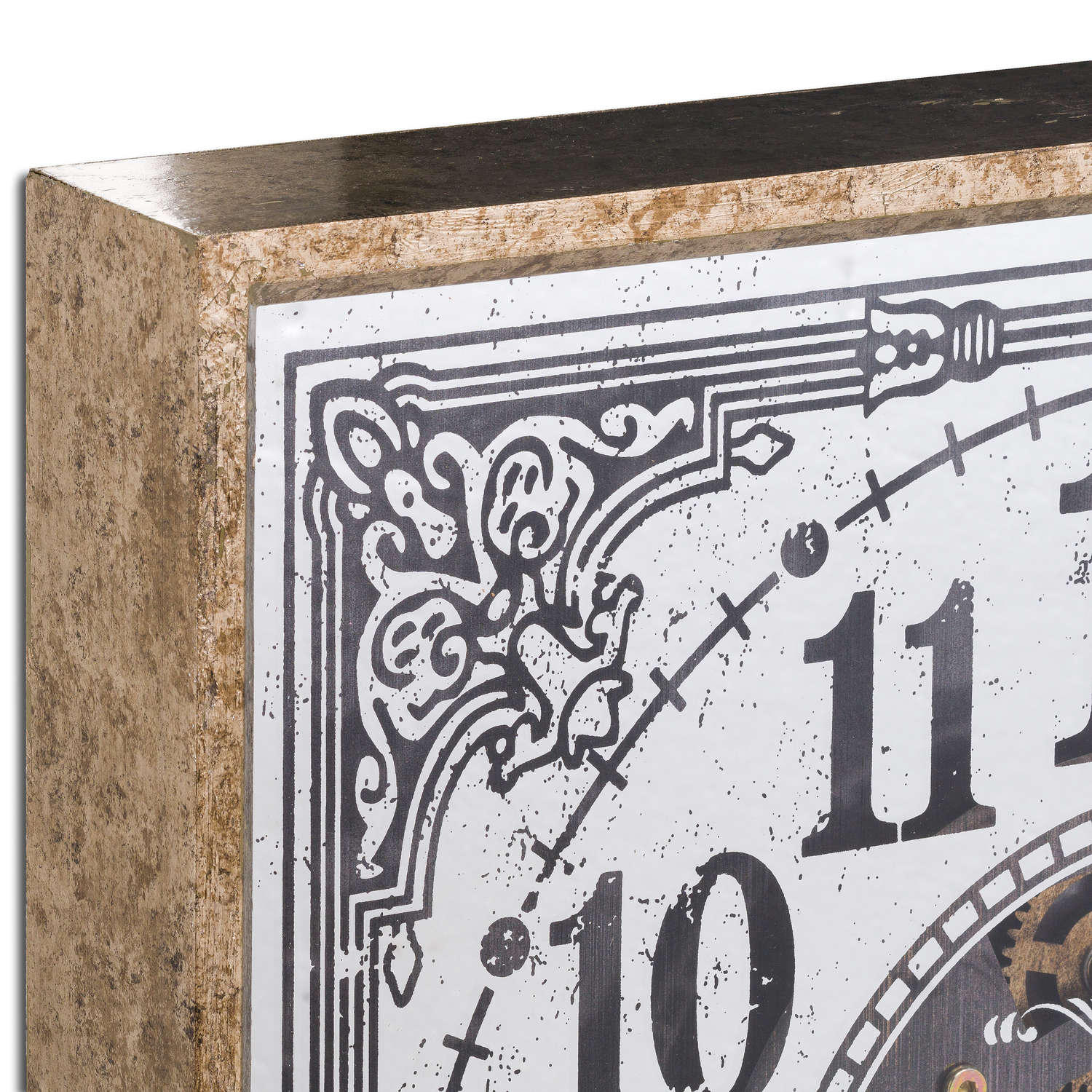 Mirrored Moving Mechanism Wall Clock - Image 2