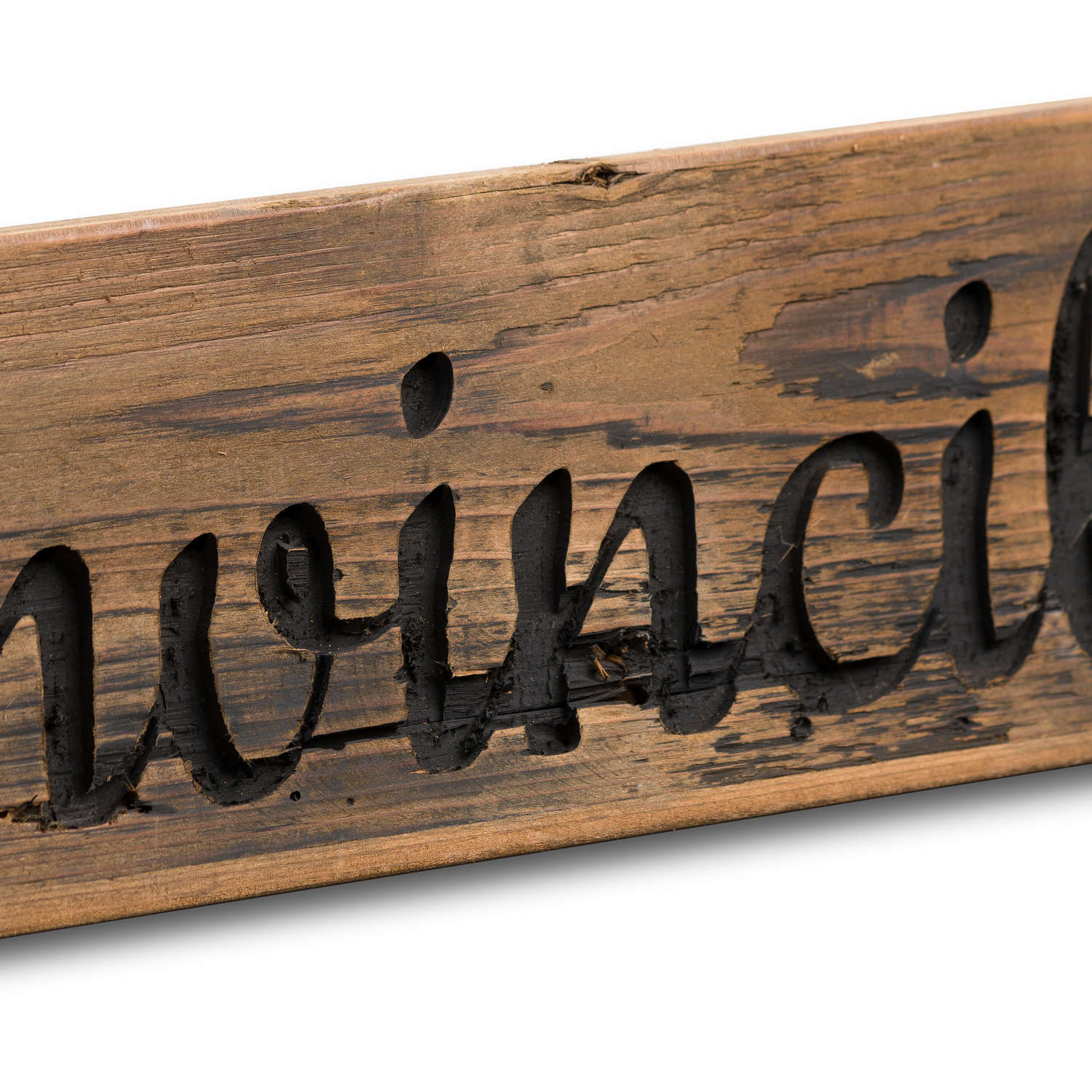 Ginvincible Rustic Wooden Message Plaque - Image 2