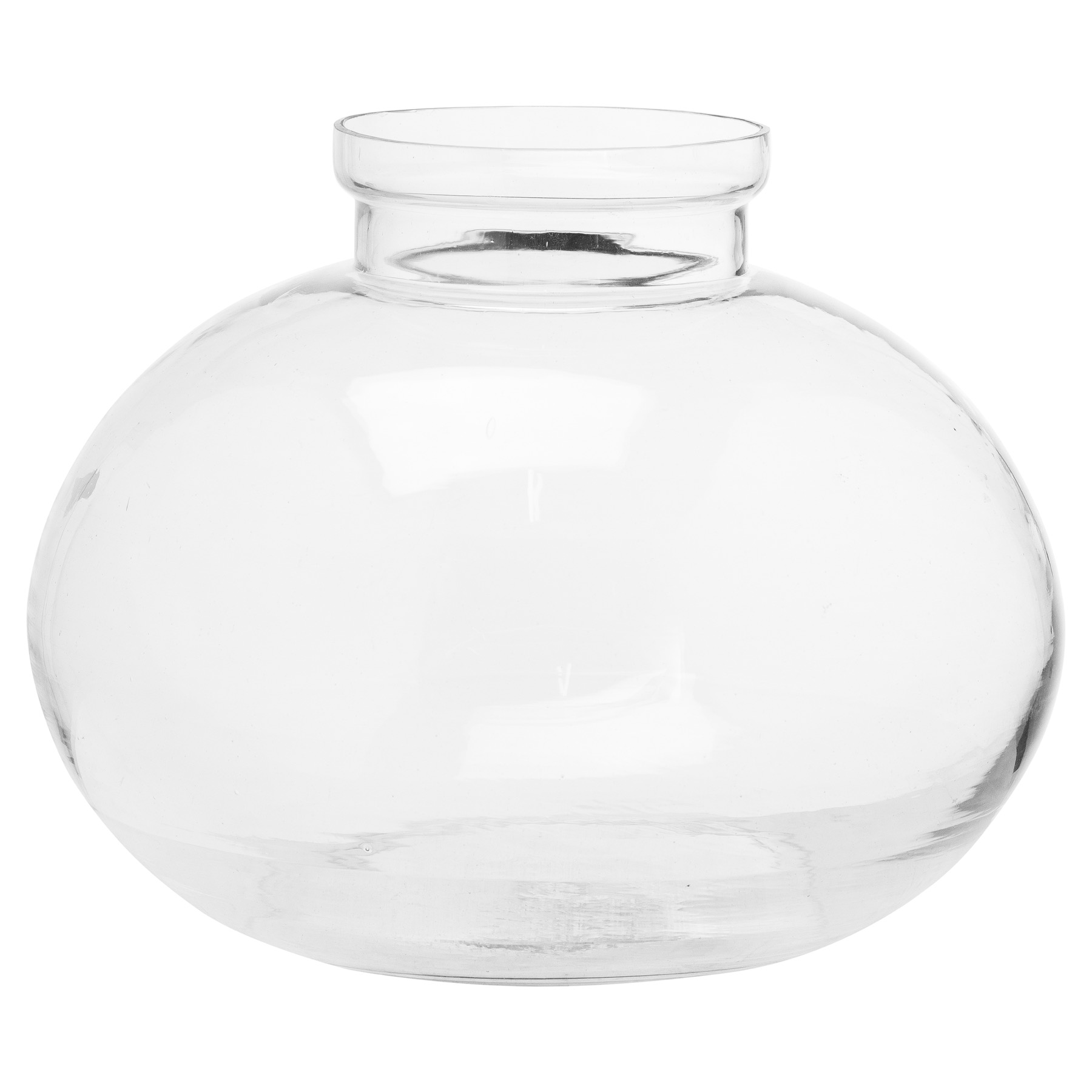 Large Fish Bowl Glass Vase - Image 1