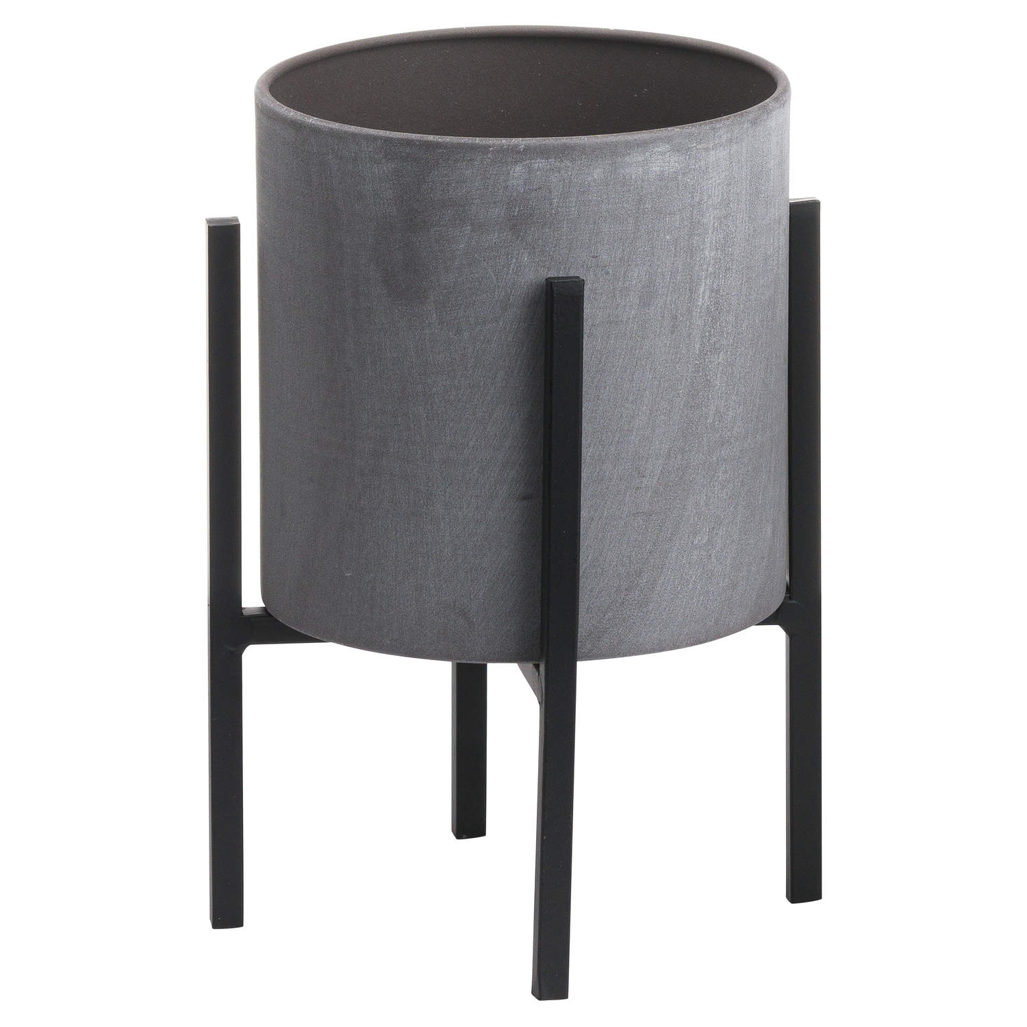 Set Of Two Cylindrical Table Top Planters - Image 2