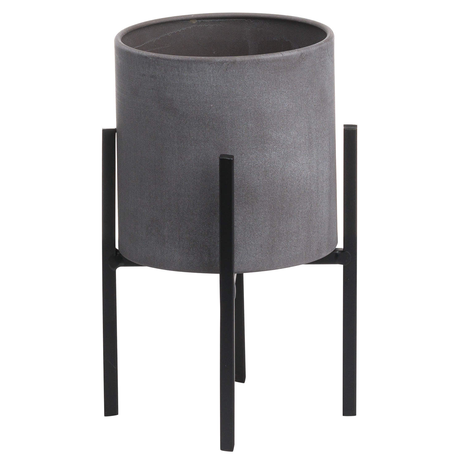 Set Of Two Cylindrical Table Top Planters - Image 3