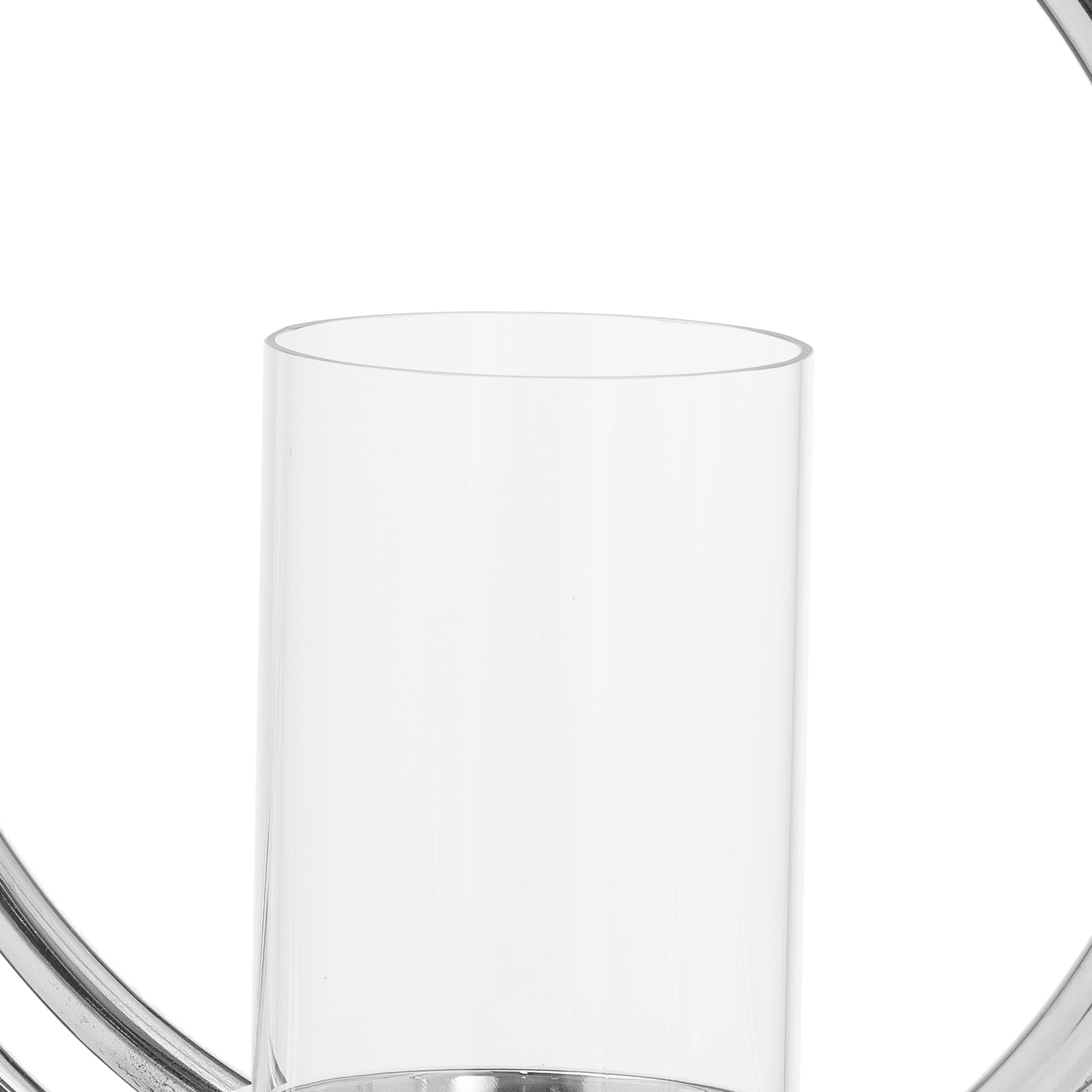 Ohlson Silver Large Twin loop Candle Holder - Image 2