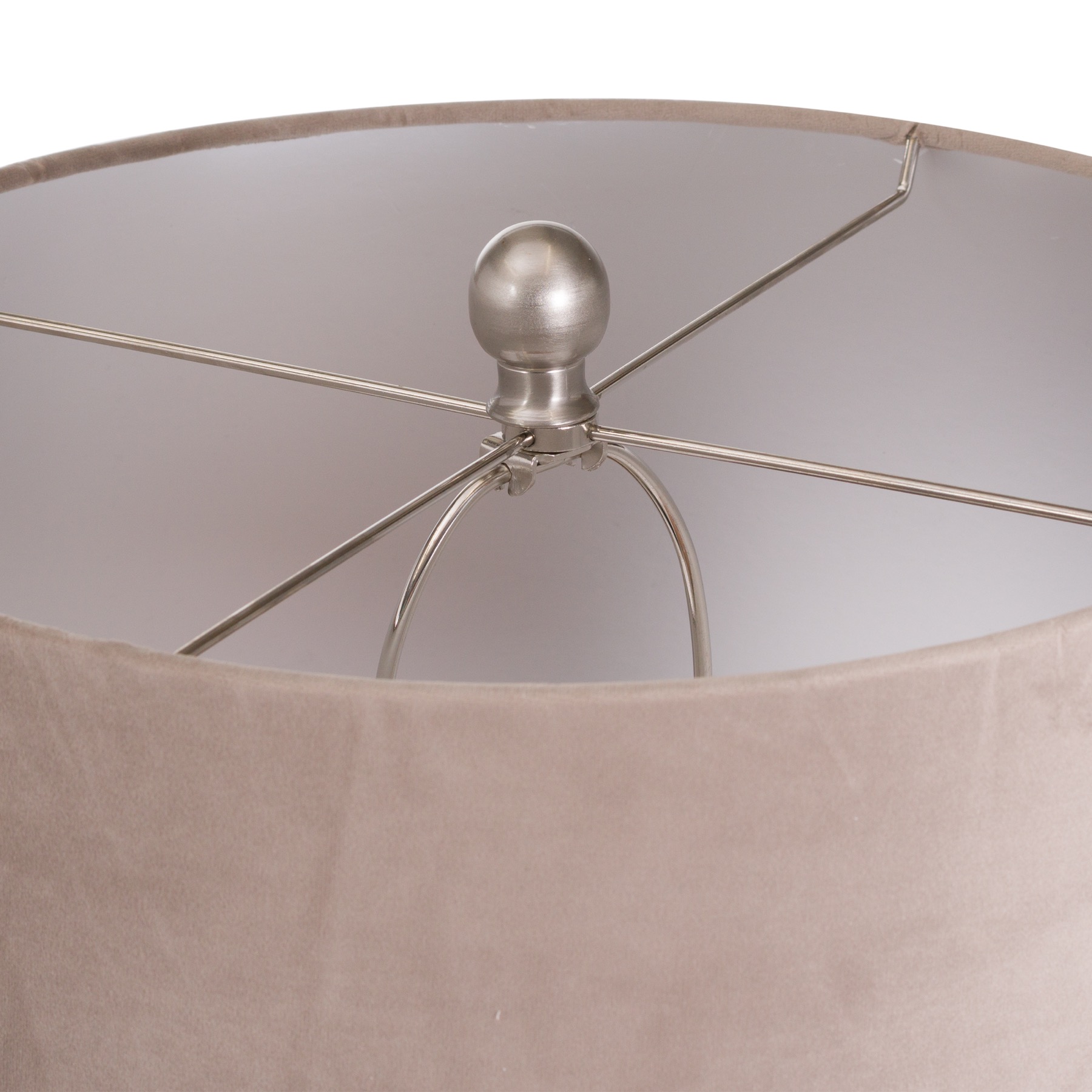Hadley Ceramic Table Lamp With Natural Shade - Image 3