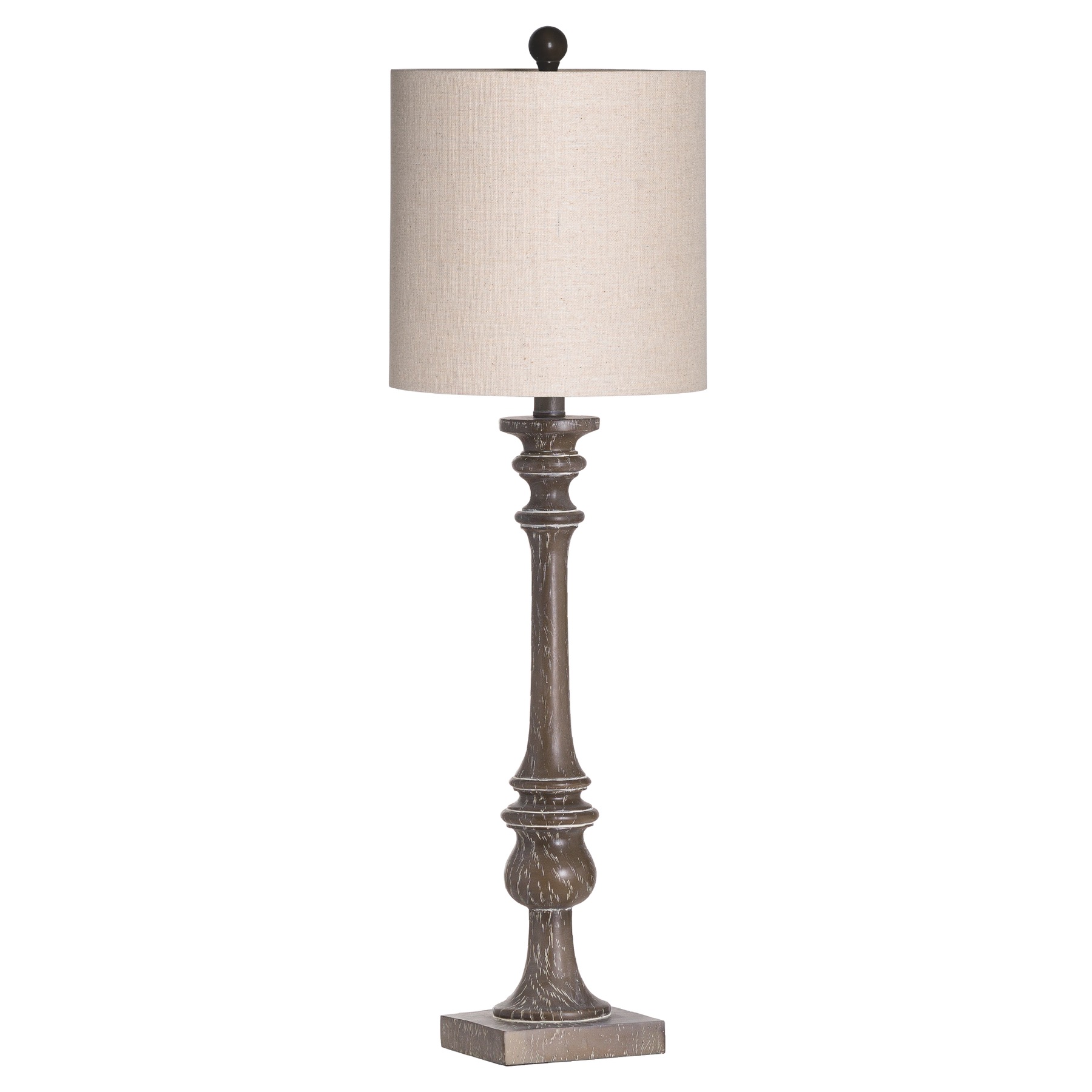 Ursa Table Lamp With Linen Shade - Image 1