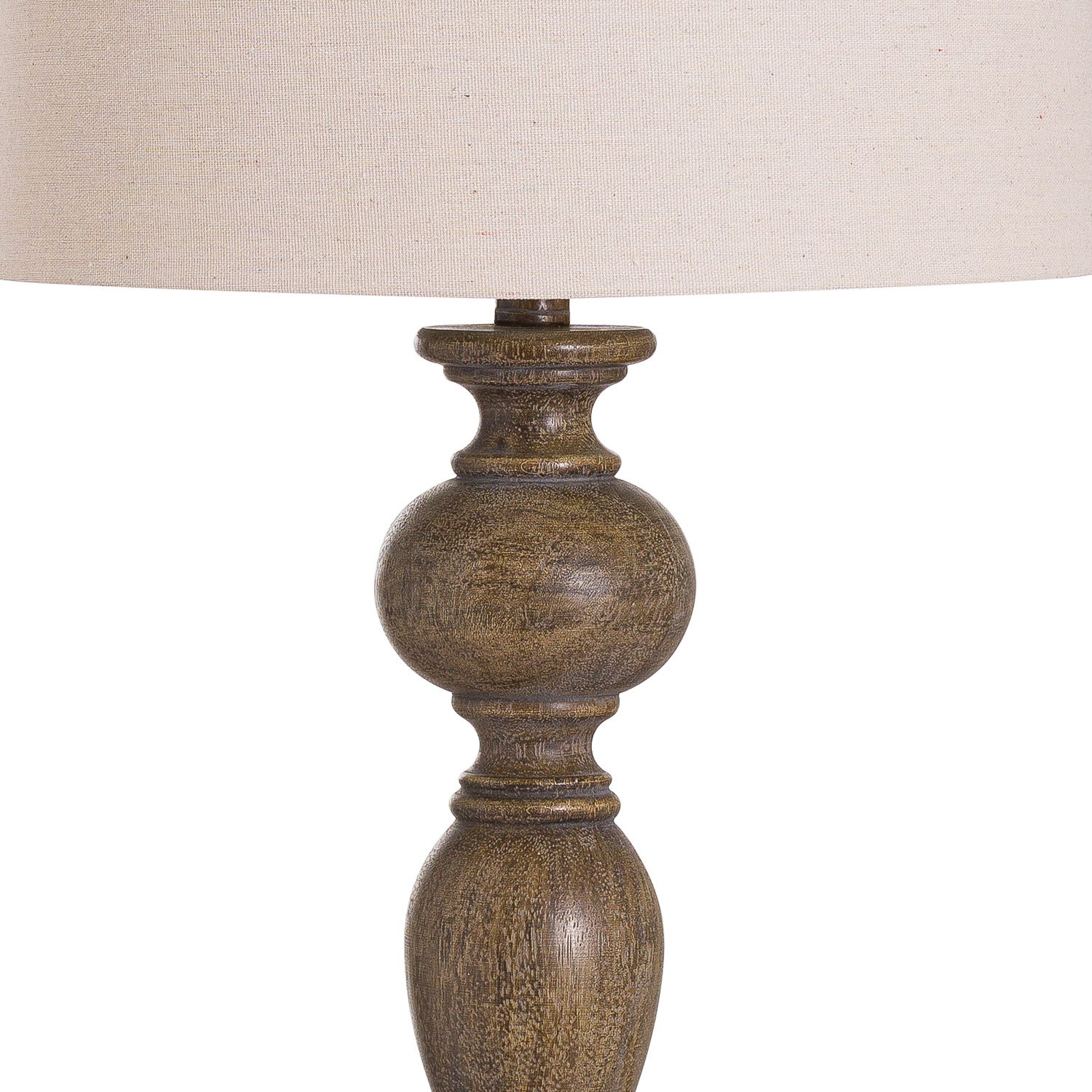 Luca Table Lamp With Natural Shade - Image 2