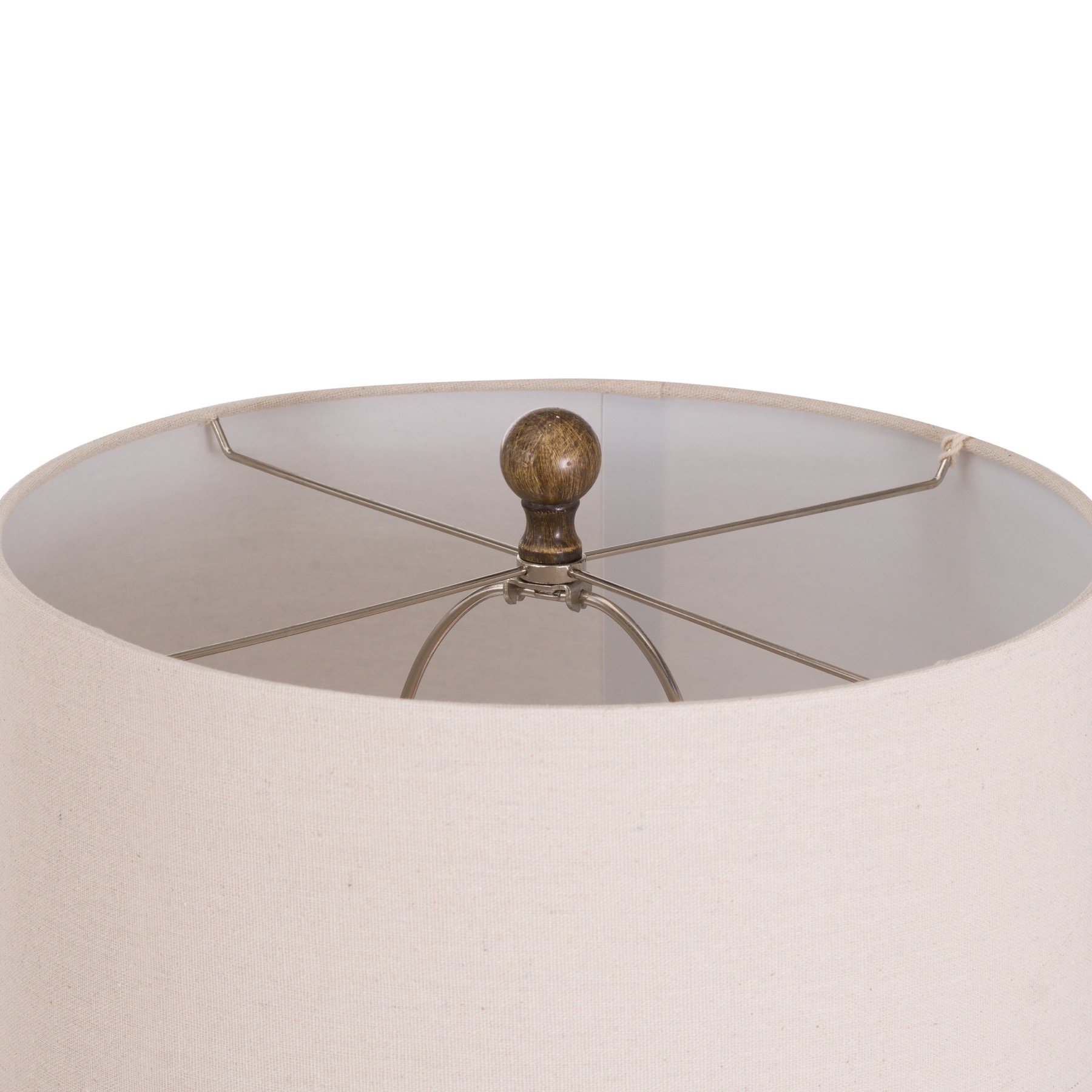 Luca Table Lamp With Natural Shade - Image 3