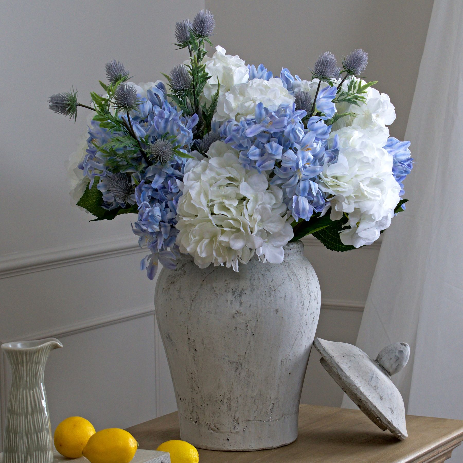 Bloomville Stone Ginger Jar - Image 3