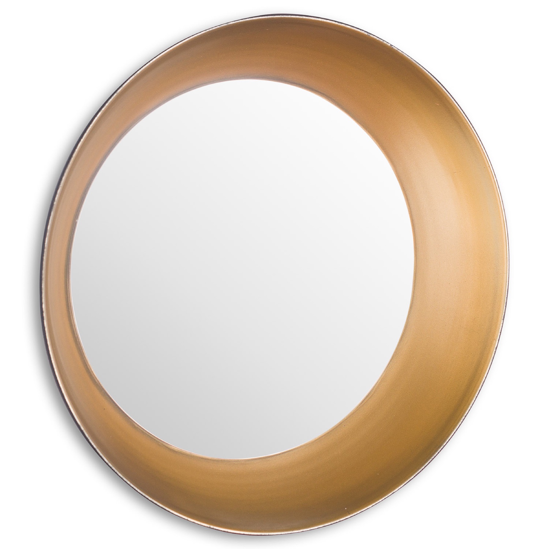 Devant Small Gold Rimmed Mirror - Image 1