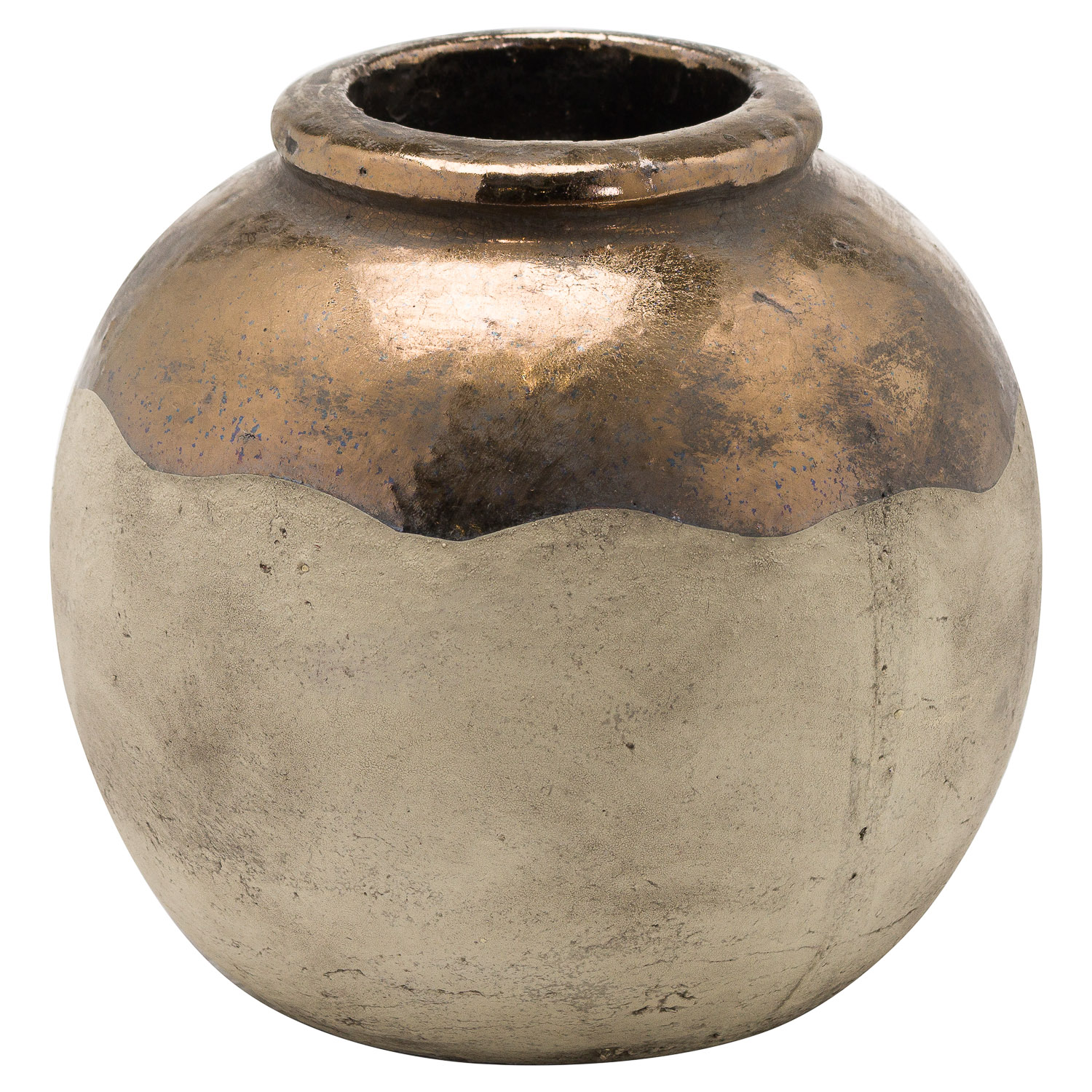 Evi Antique Bronze Bombom Vase - Image 1