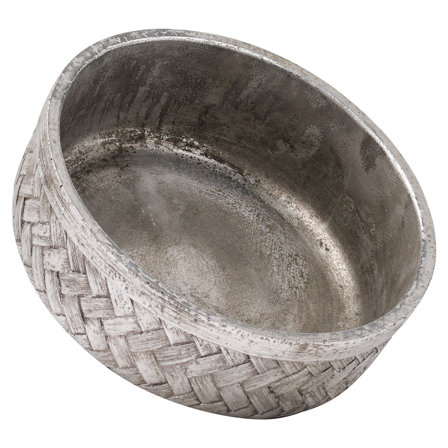 Aspen Woven Effect Decorative Bowl - Image 1