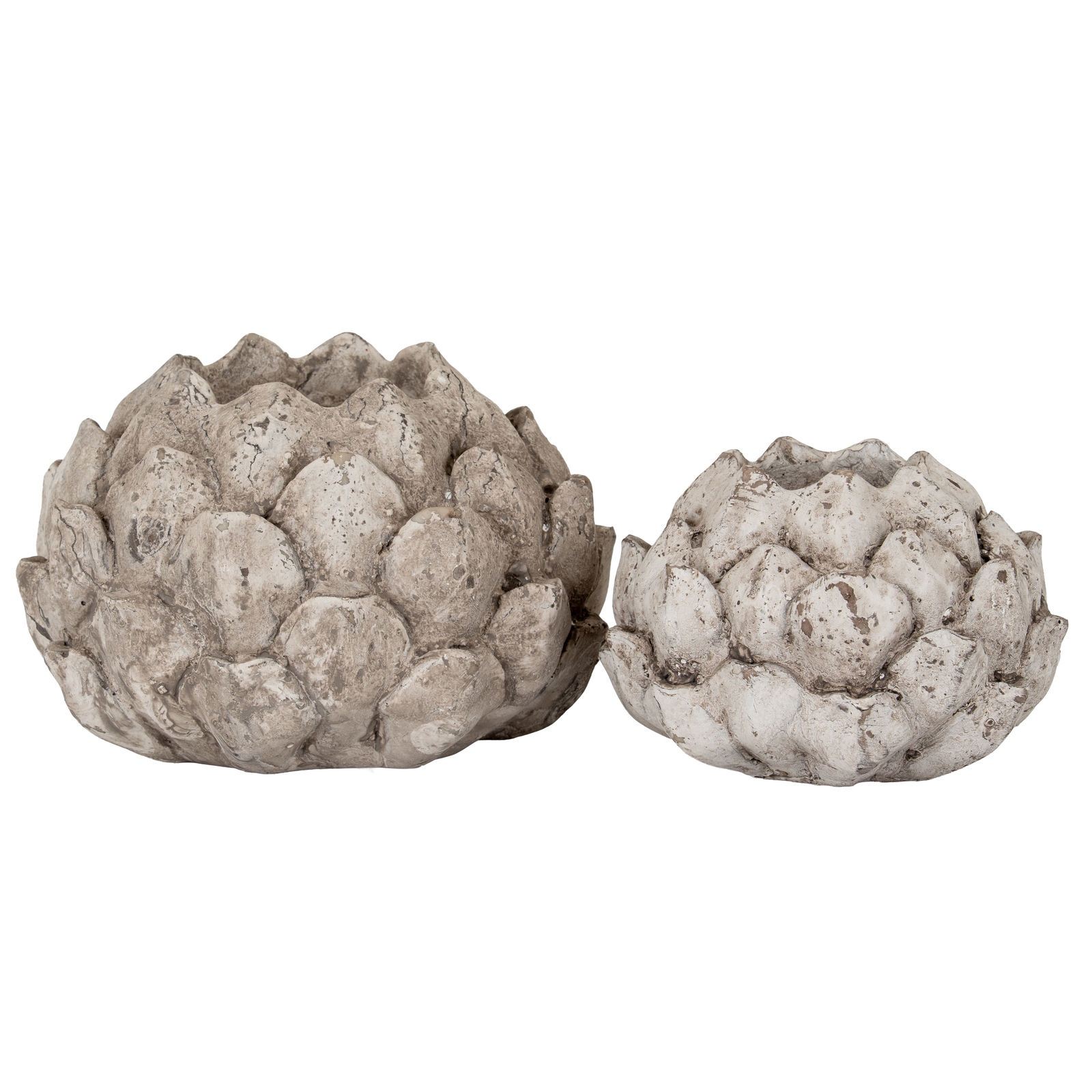 Large Stone Effect Acorn Tea Light Holder - Image 4