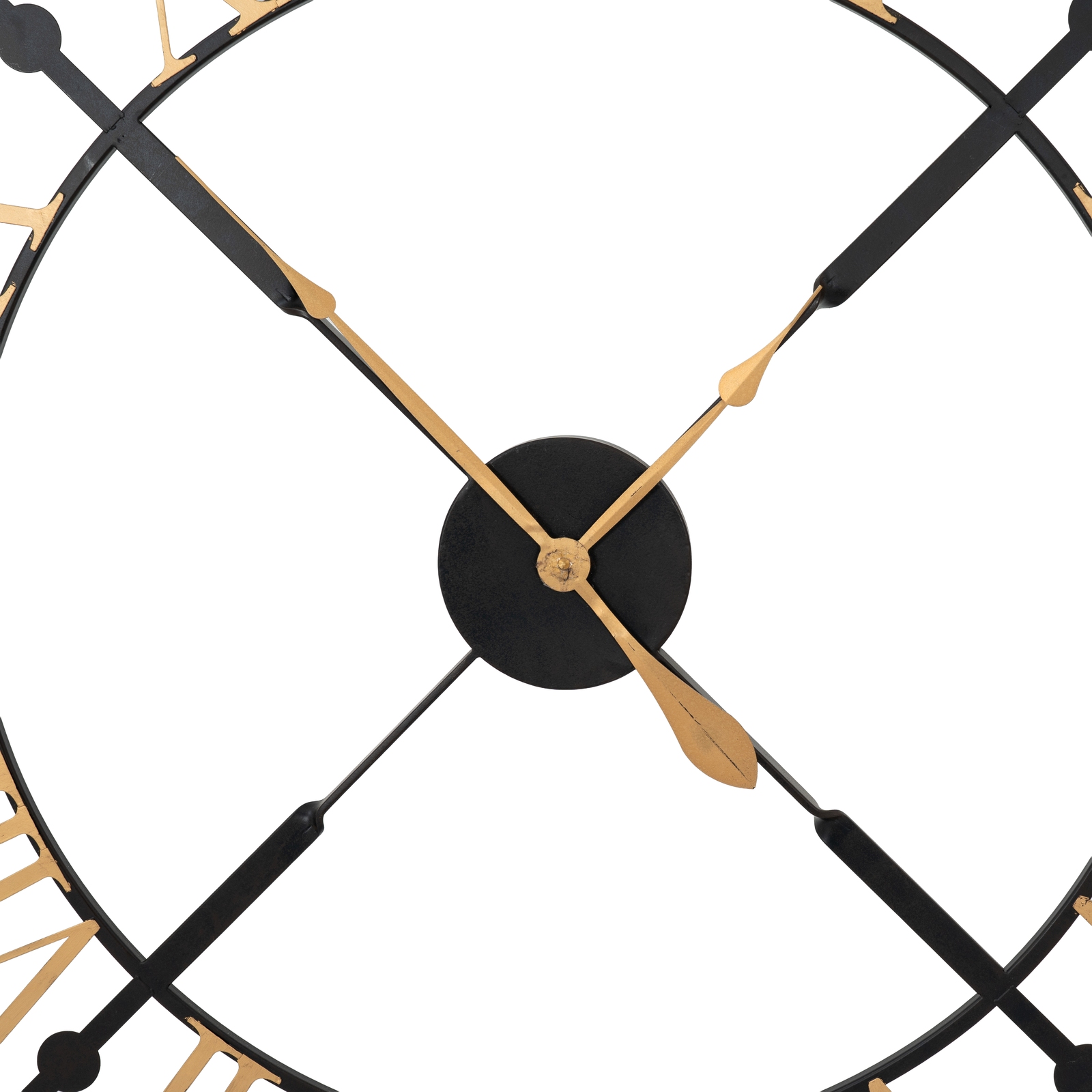 Black And Gold Skeleton Clock - Image 4