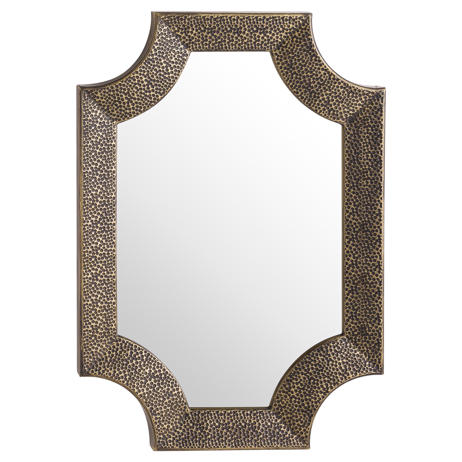 Ages Antique Bronze Detailed Wall Mirror