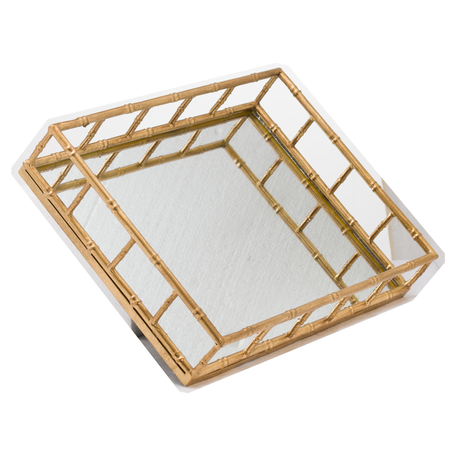 Set Of 2 Detailed Rectangular Trays - Image 2