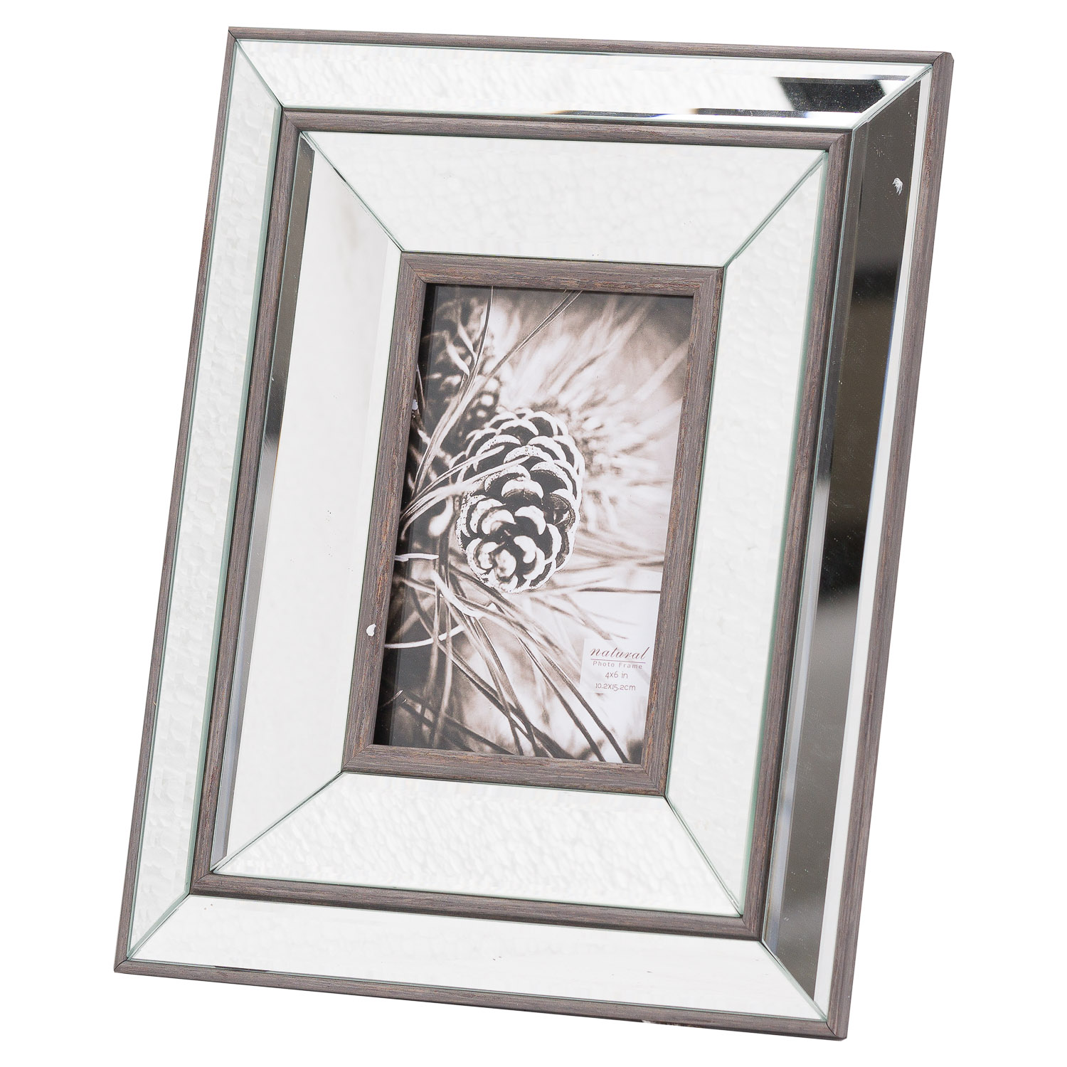 Tristan Mirror And Wood 4X6 Frame - Image 1