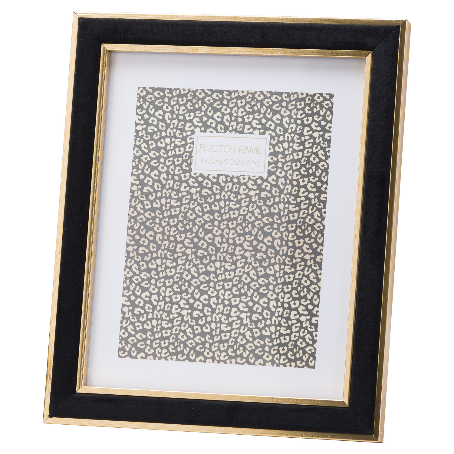 Black Velvet With Gold 8X10 Frame