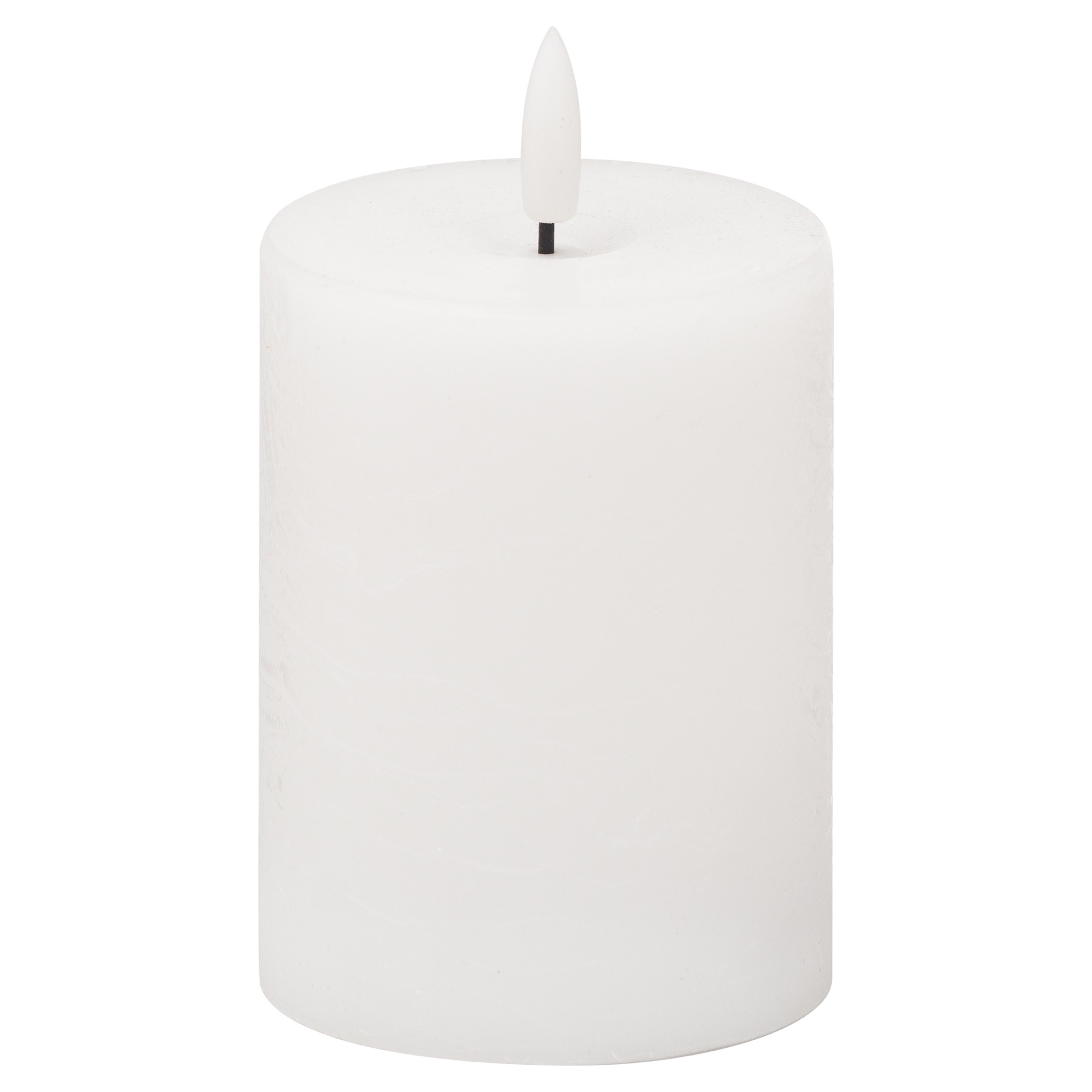 Luxe Collection Natural Glow 3x4 LED White Candle - Image 1