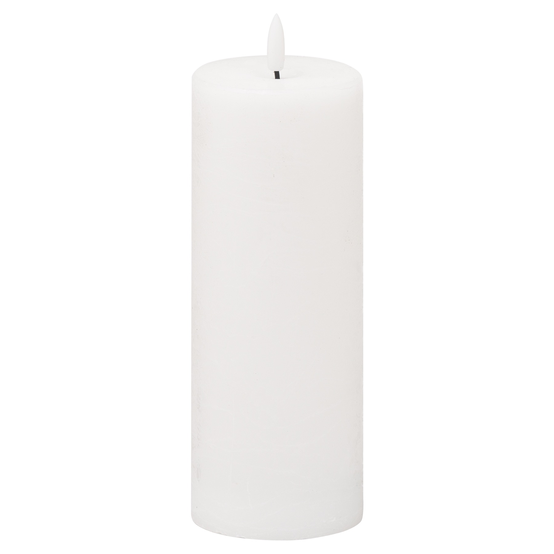 Luxe Collection Natural Glow 3x8 LED White Candle - Image 1