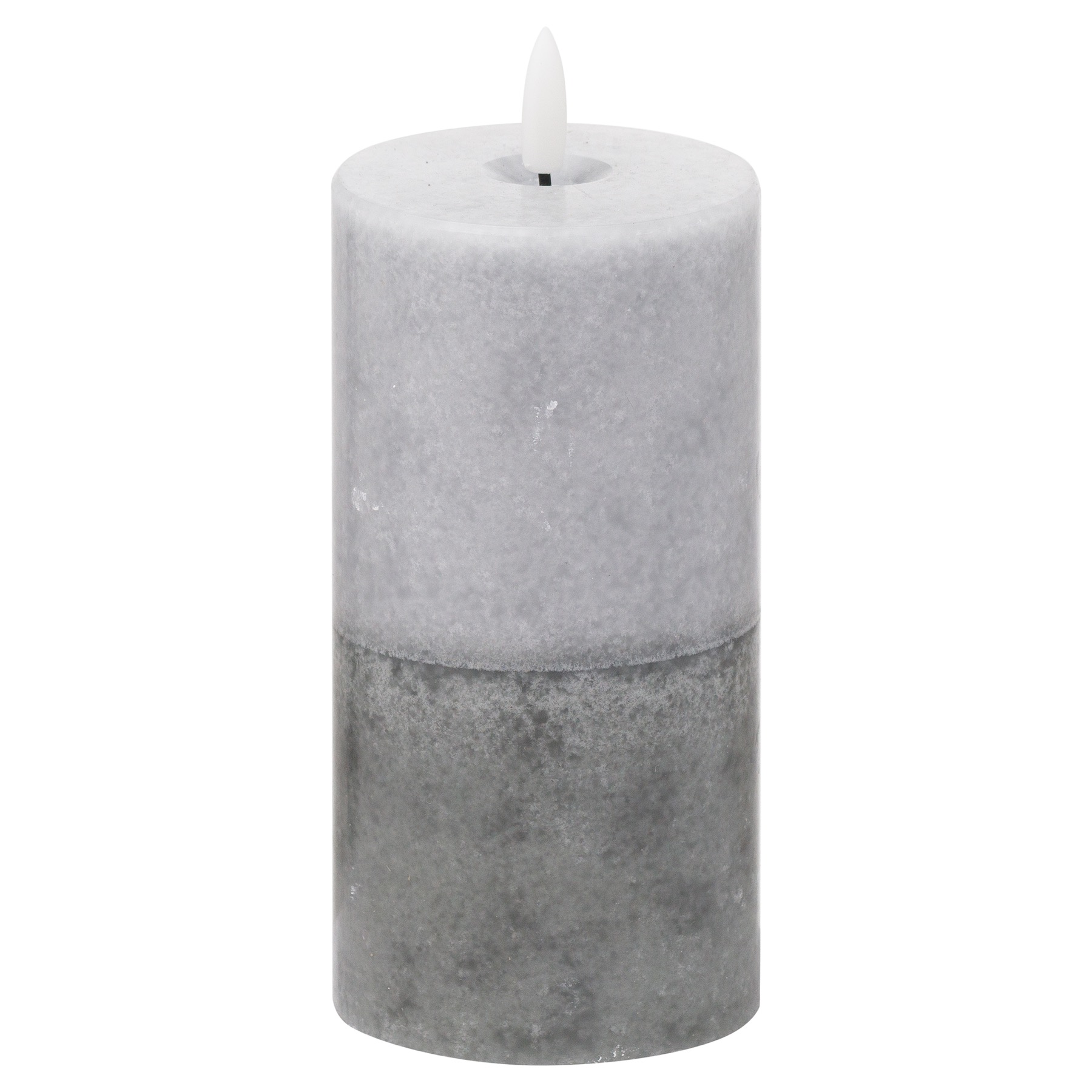 Luxe Collection Natural Glow 3x6 Stone LED Candle - Image 1