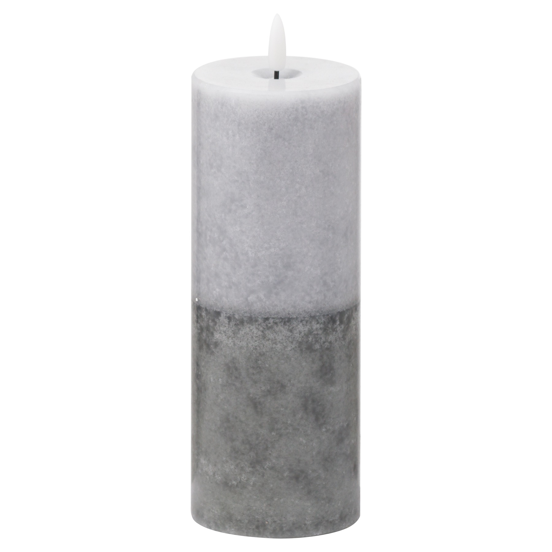 Luxe Collection Natural Glow 3x8 Stone LED Candle - Image 1