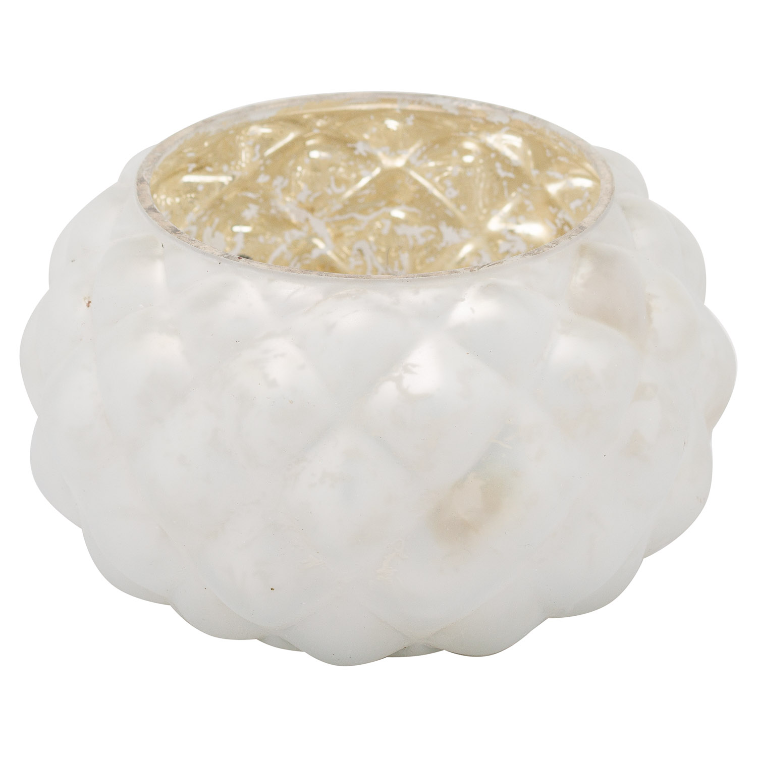 The Noel Collection Small White Votive Candle Holder - Image 1