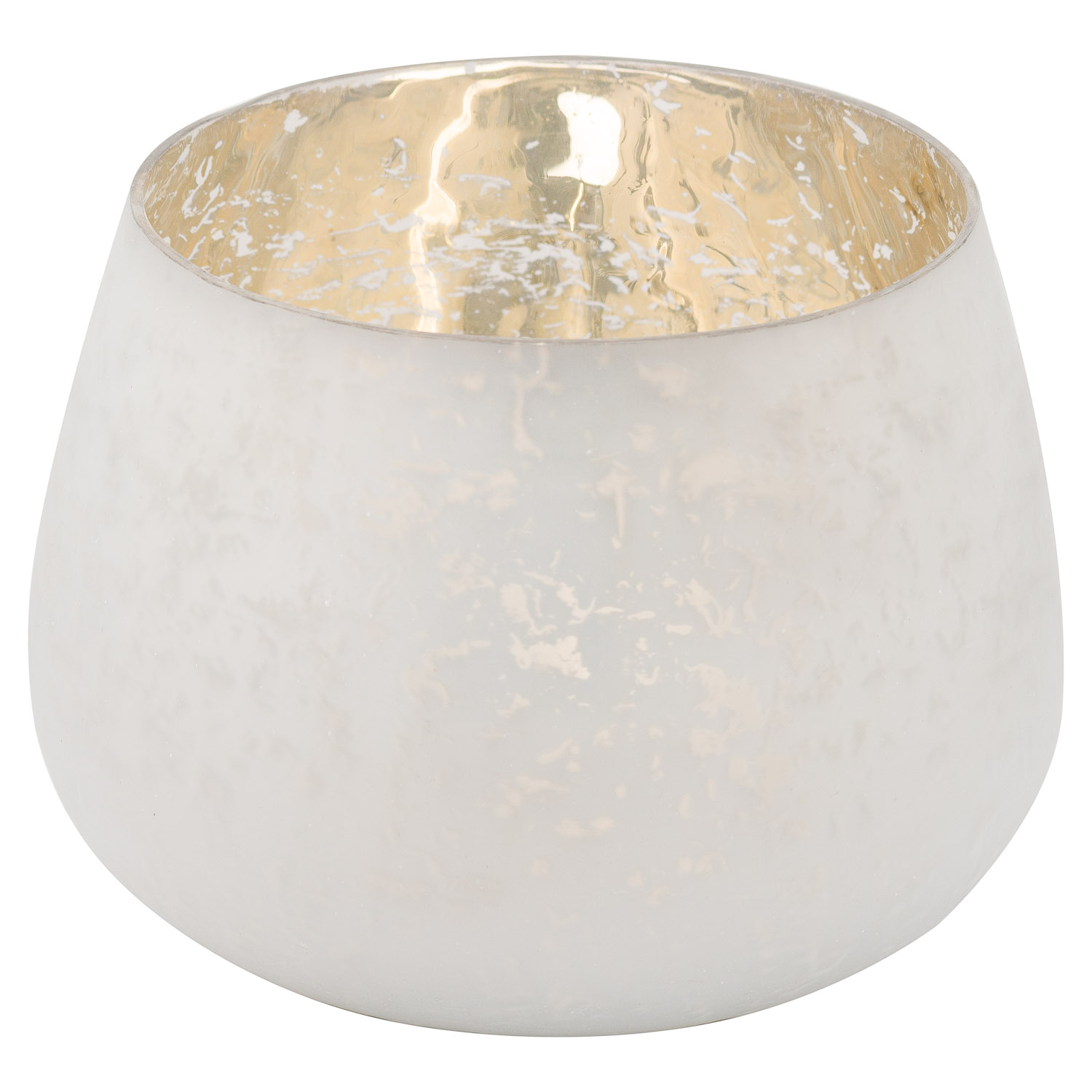 The Noel Collection Large White Patterned Candle Holder - Image 1