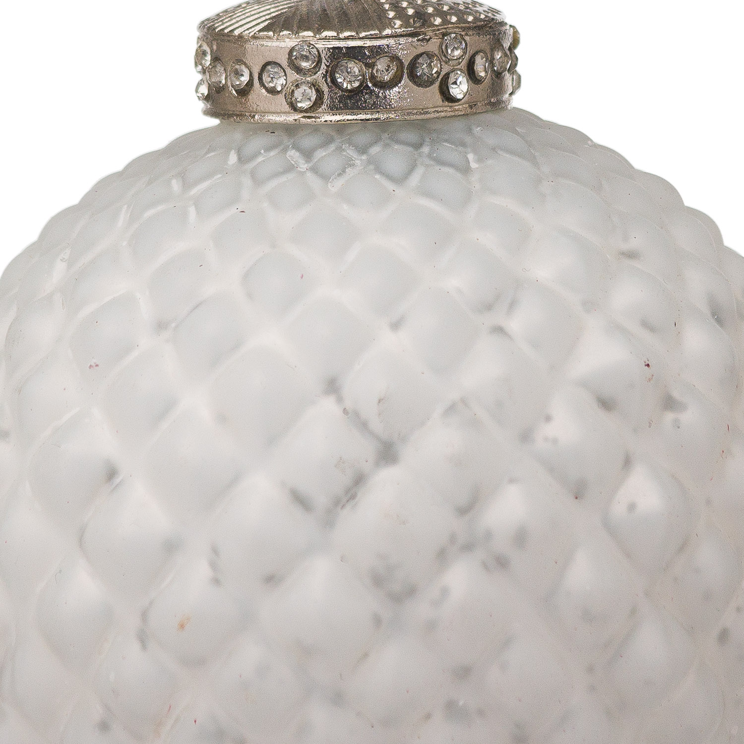 The Noel Collection White Christmas Bauble - Image 2