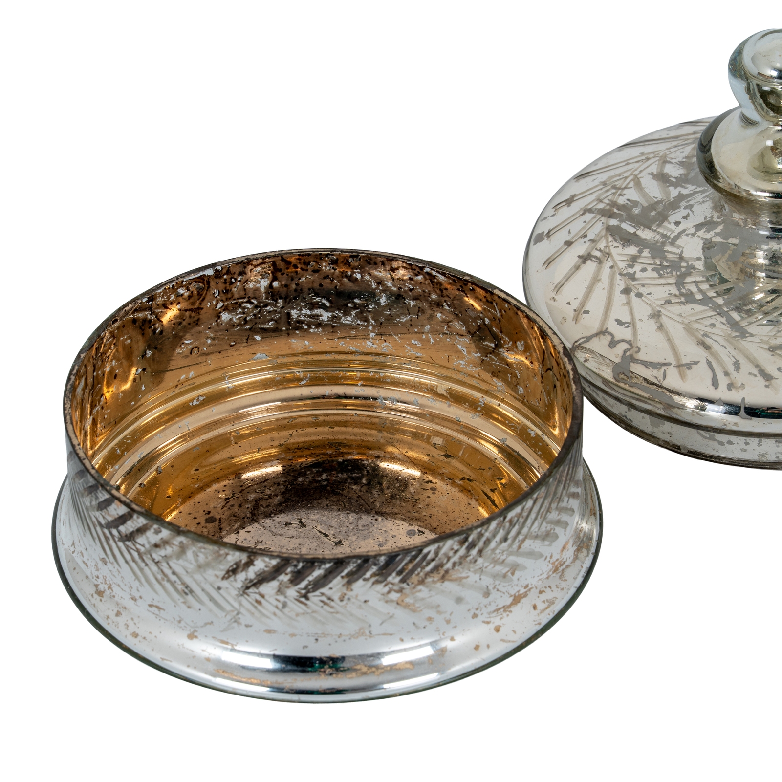 Silver Foil Effect Small Trinket Jar - Image 3