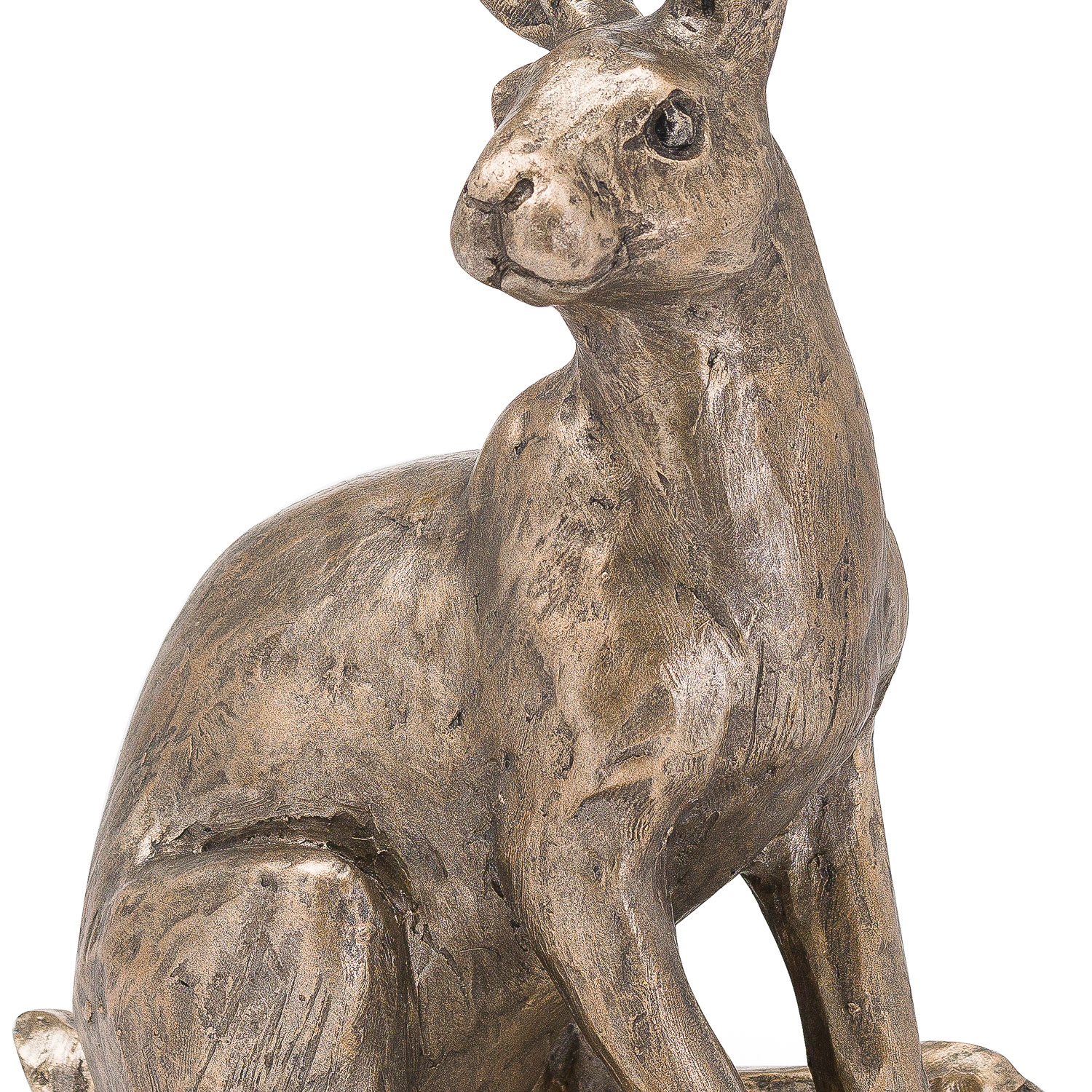 Sitting Bronze Hare Ornament - Image 2