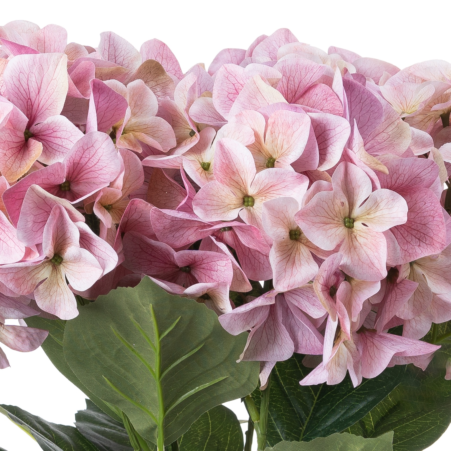 Shabby Pink Hydrangea Bouquet - Image 3