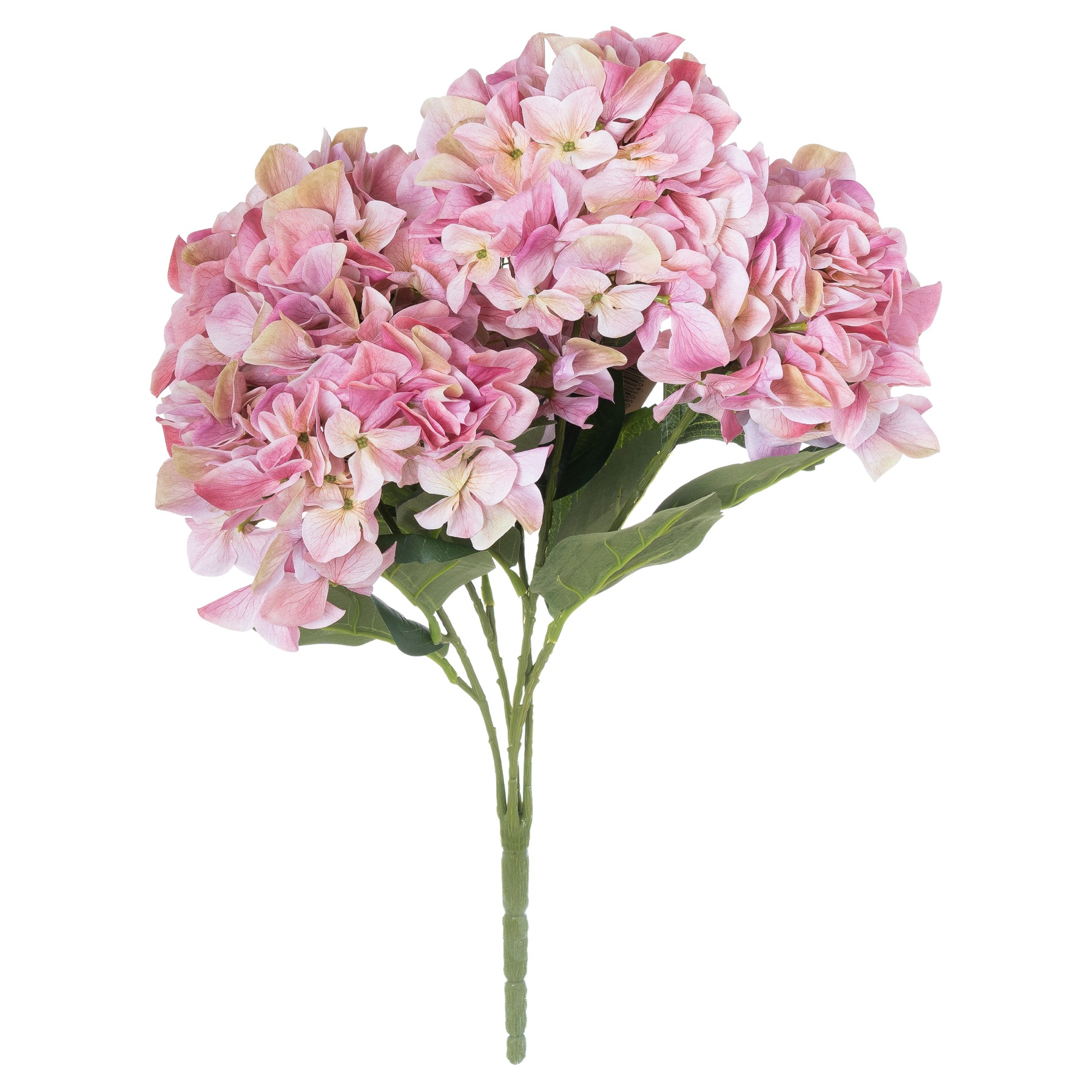 Shabby Pink Hydrangea Bouquet - Image 1