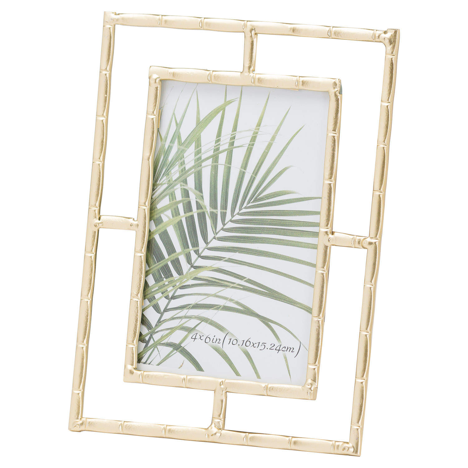 Gold Open Edge Photo Frame 6X4 - Image 1