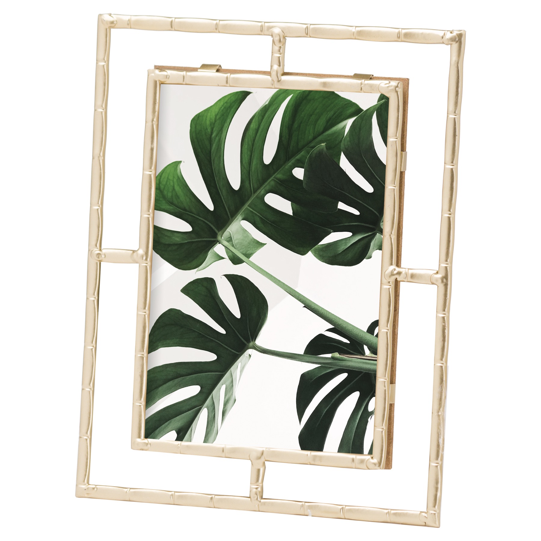 Gold Open Edge Photo Frame 5X7 - Image 1