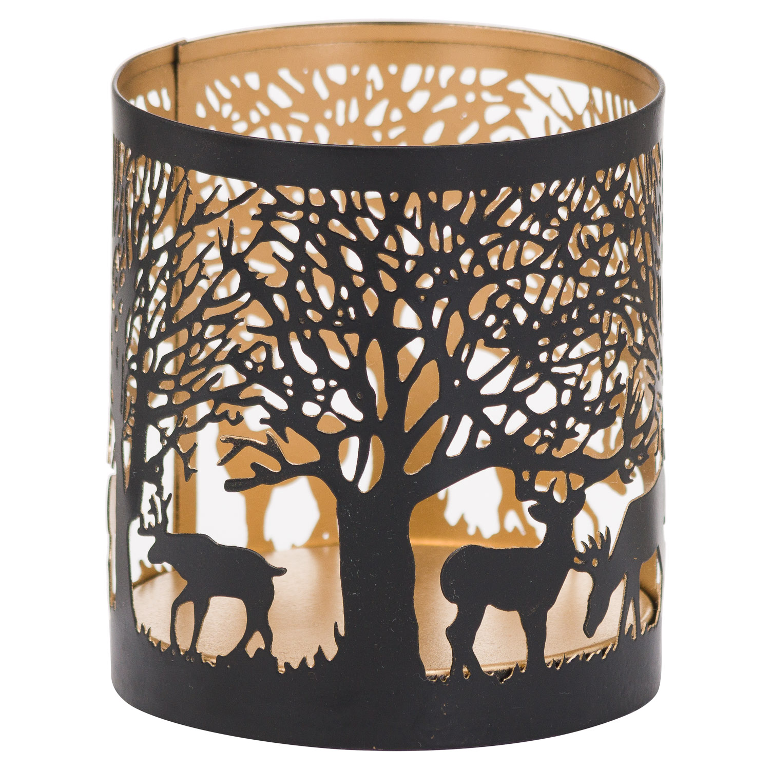 Small Glowray Stag In Forest Lantern - Image 1