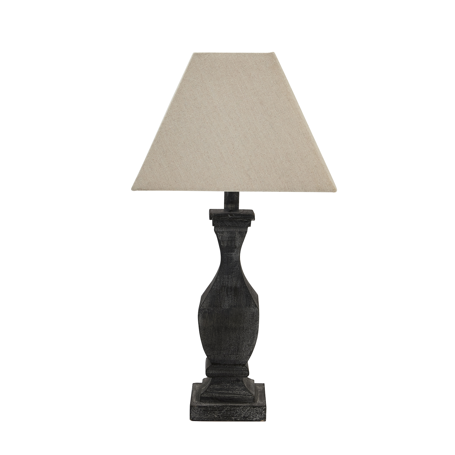 Incia Fluted Wooden Table Lamp - Image 1