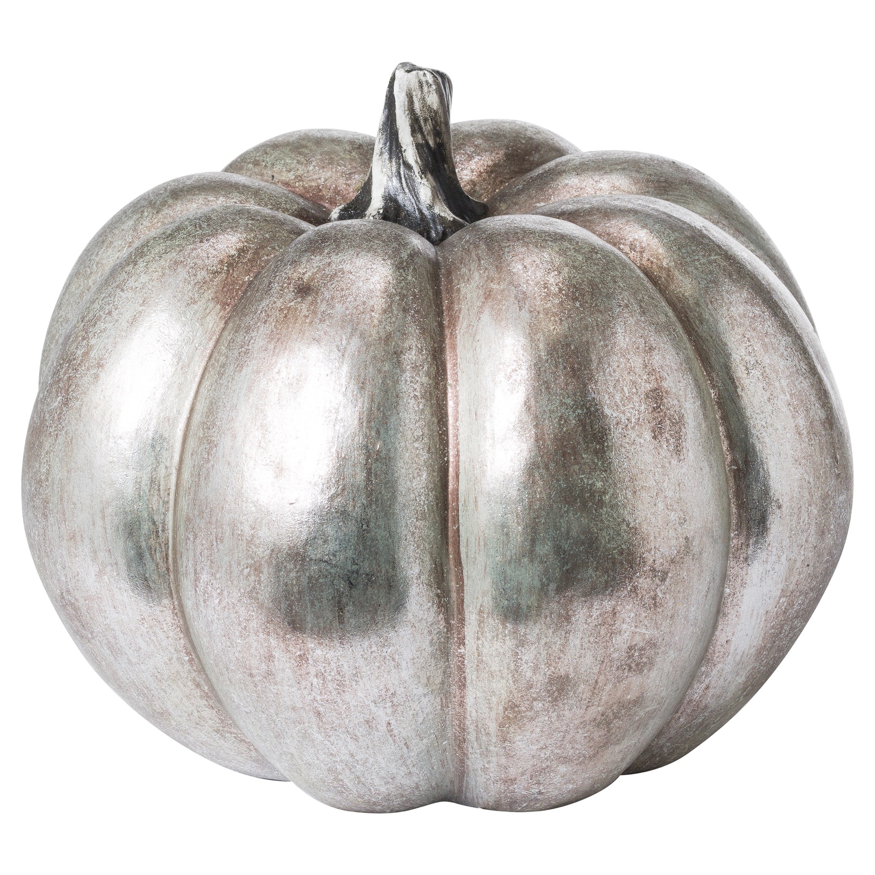 Large Silver Foil Pumpkin - Image 1