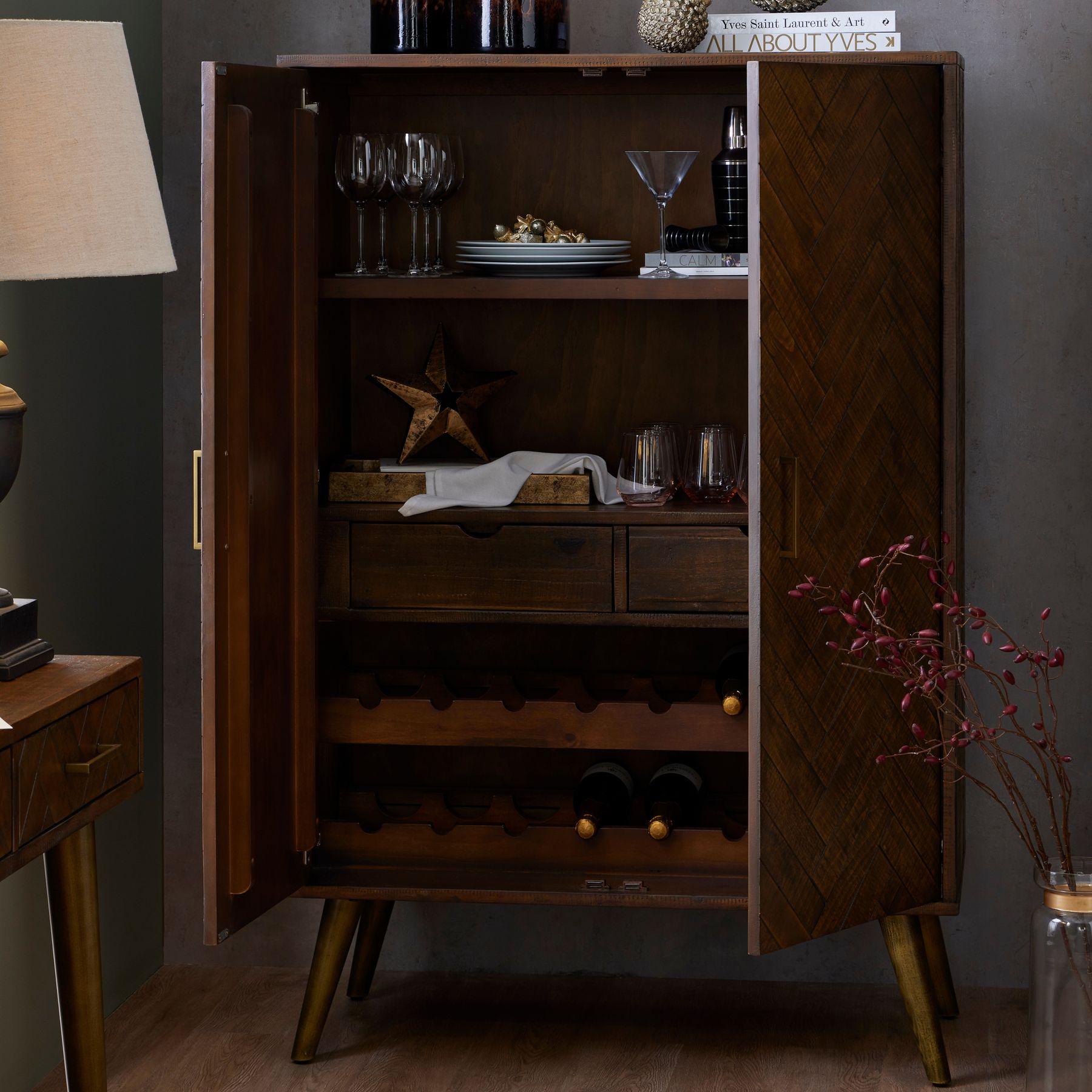 Havana Gold Drinks Cabinet - Image 5