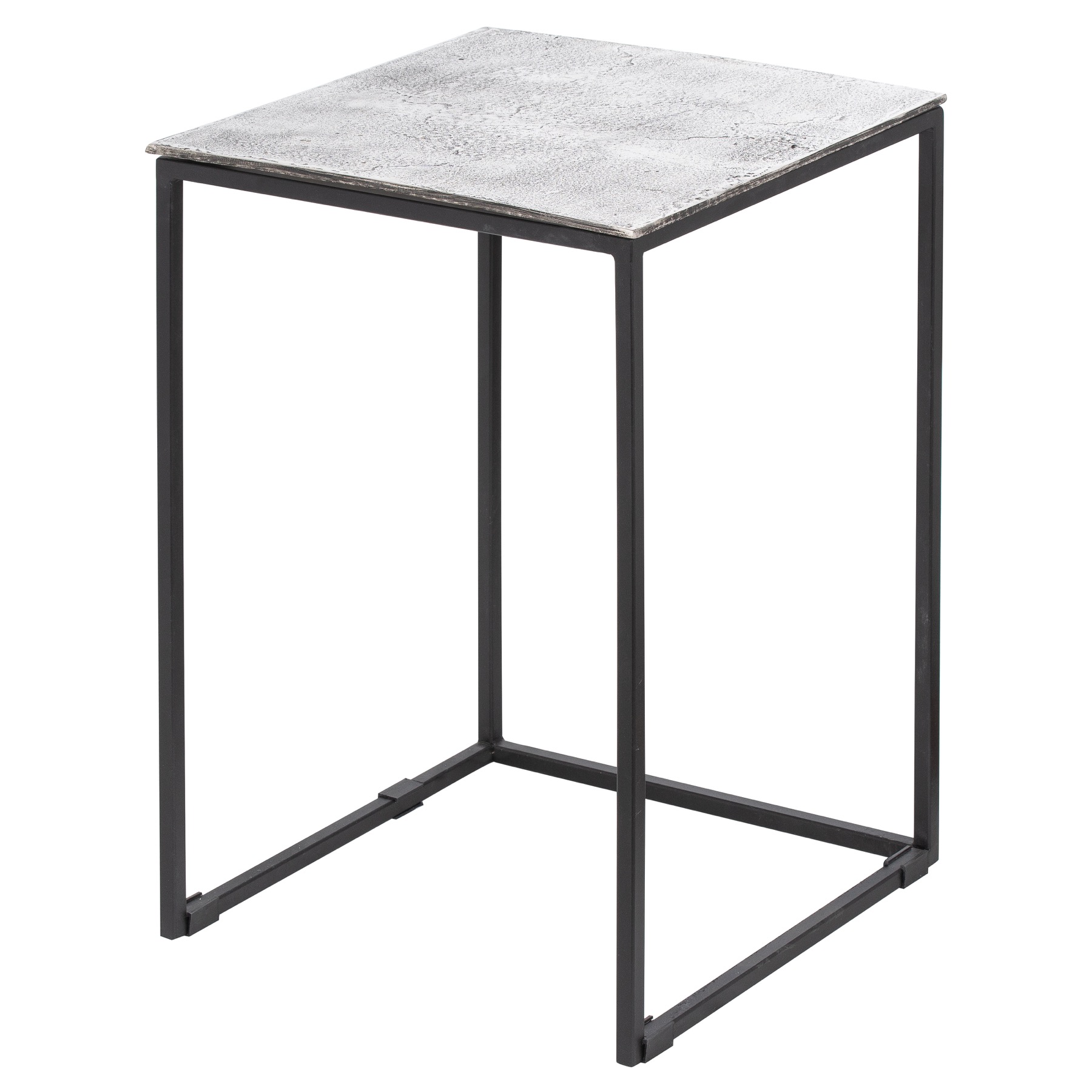 Farrah Collection Silver Nest Of Three Tables - Image 2