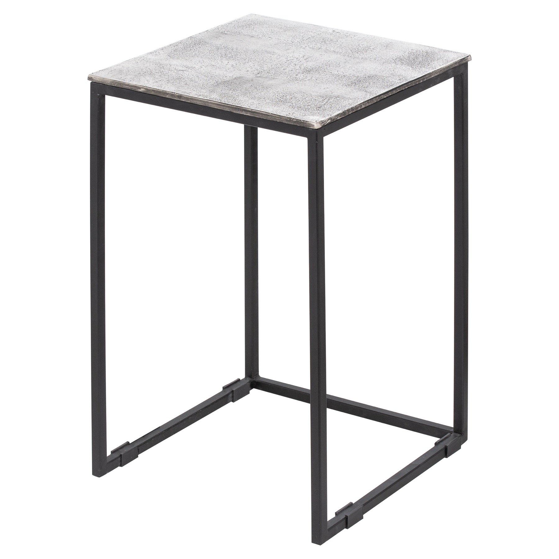 Farrah Collection Silver Nest Of Three Tables - Image 3