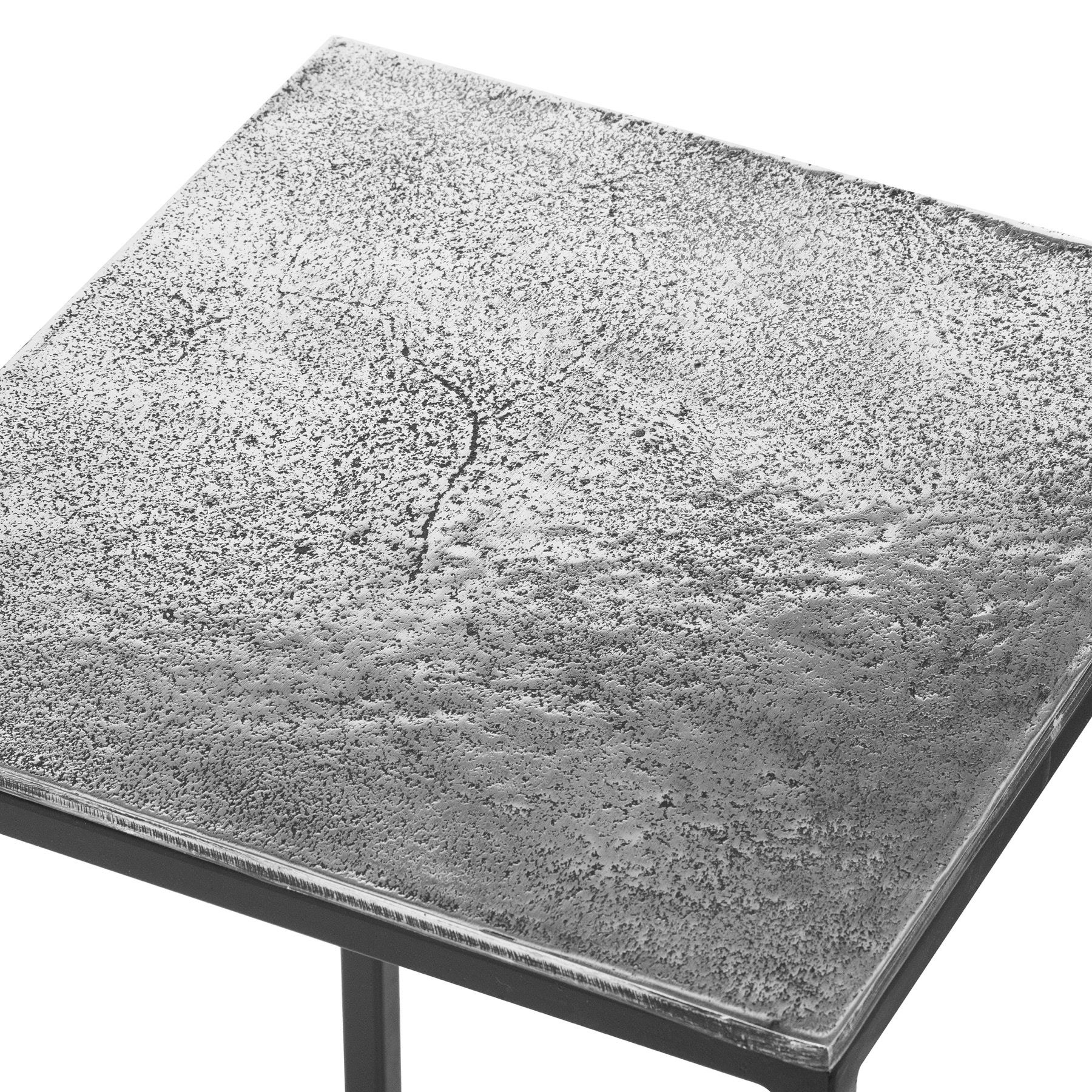 Farrah Collection Silver Nest Of Three Tables - Image 5