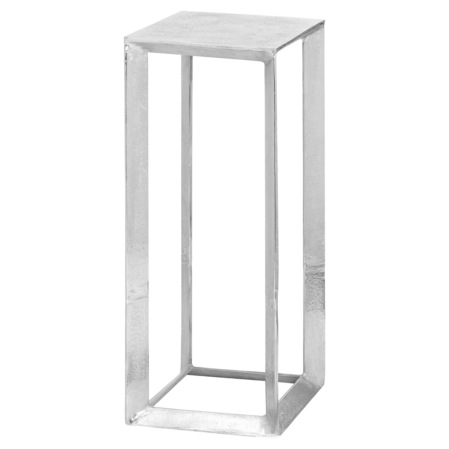 Farrah Collection Medium Silver Plant Stand - Image 1