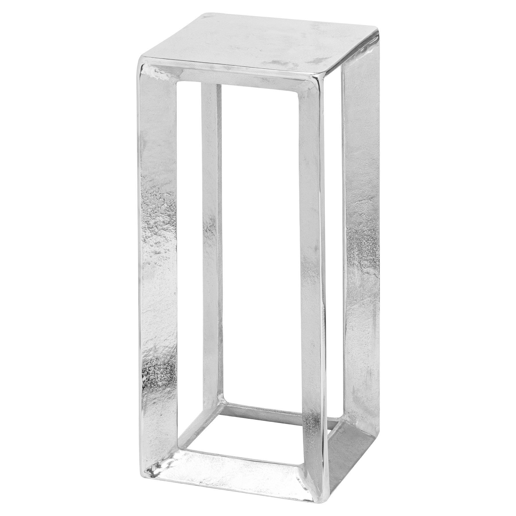 Farrah Collection Small Silver Plant Stand - Image 1