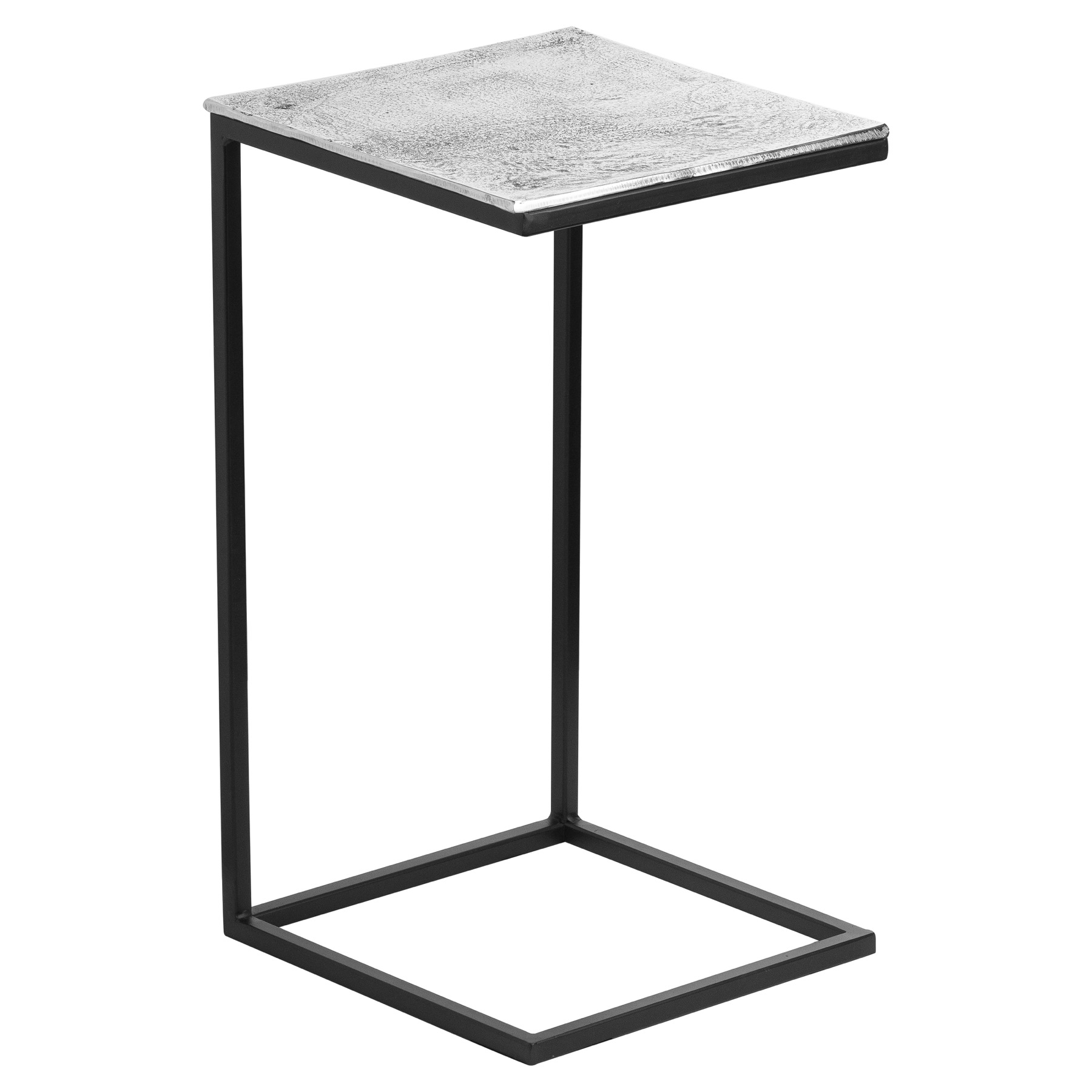 Farrah Collection Silver Set of Two Sofa Tables - Image 2
